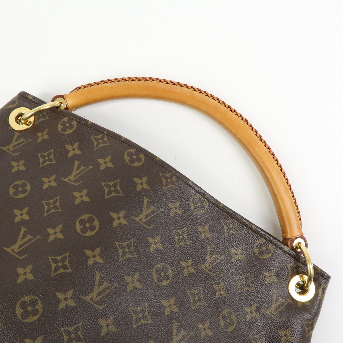 Louis Vuitton Monogram Artsy MM Shoulder Bag Brown M40249