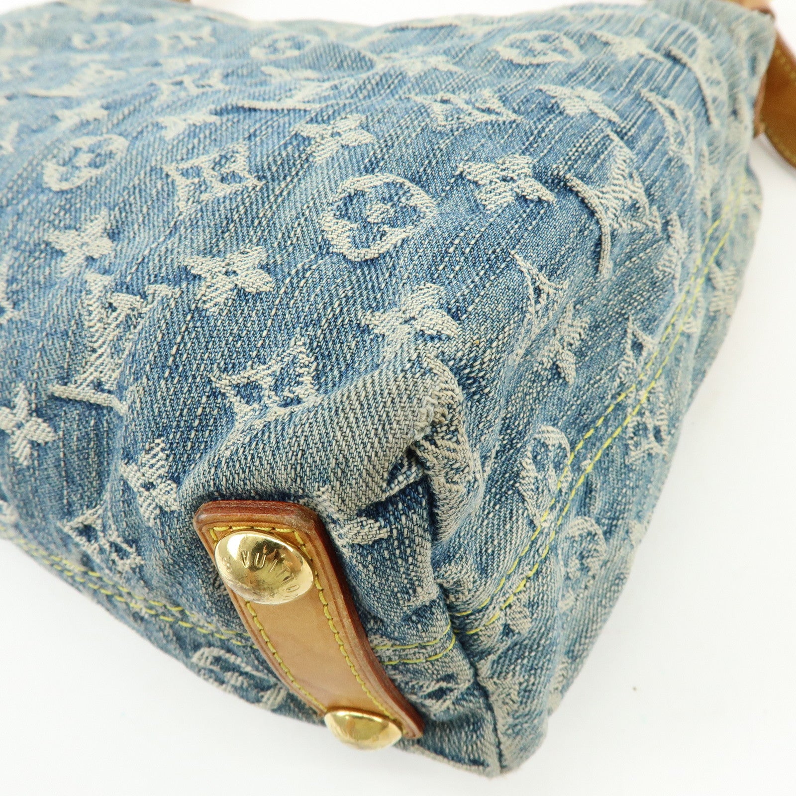 Louis Vuitton Monogram Denim Baggy PM 2Way Bag Shoulder Bag M95049