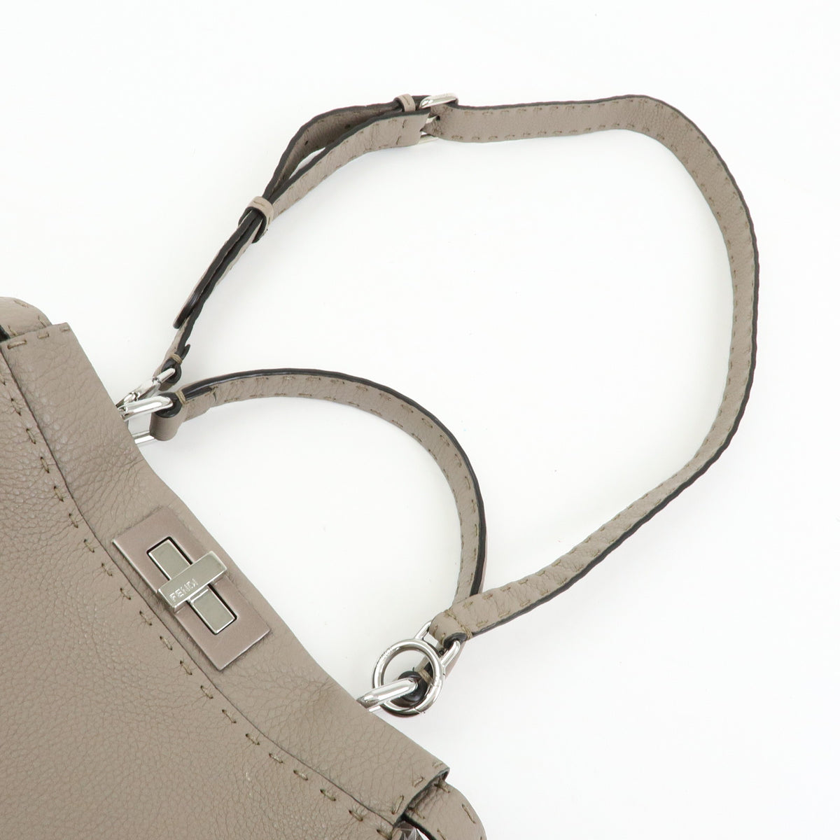FENDI Peekaboo Medium Celleria 2Way Bag Hand Bag Shoulder Bag 8BN290
