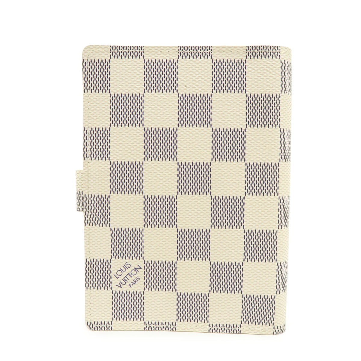 Louis Vuitton Damier Azur Agenda PM Planner Cover Ivory R20706