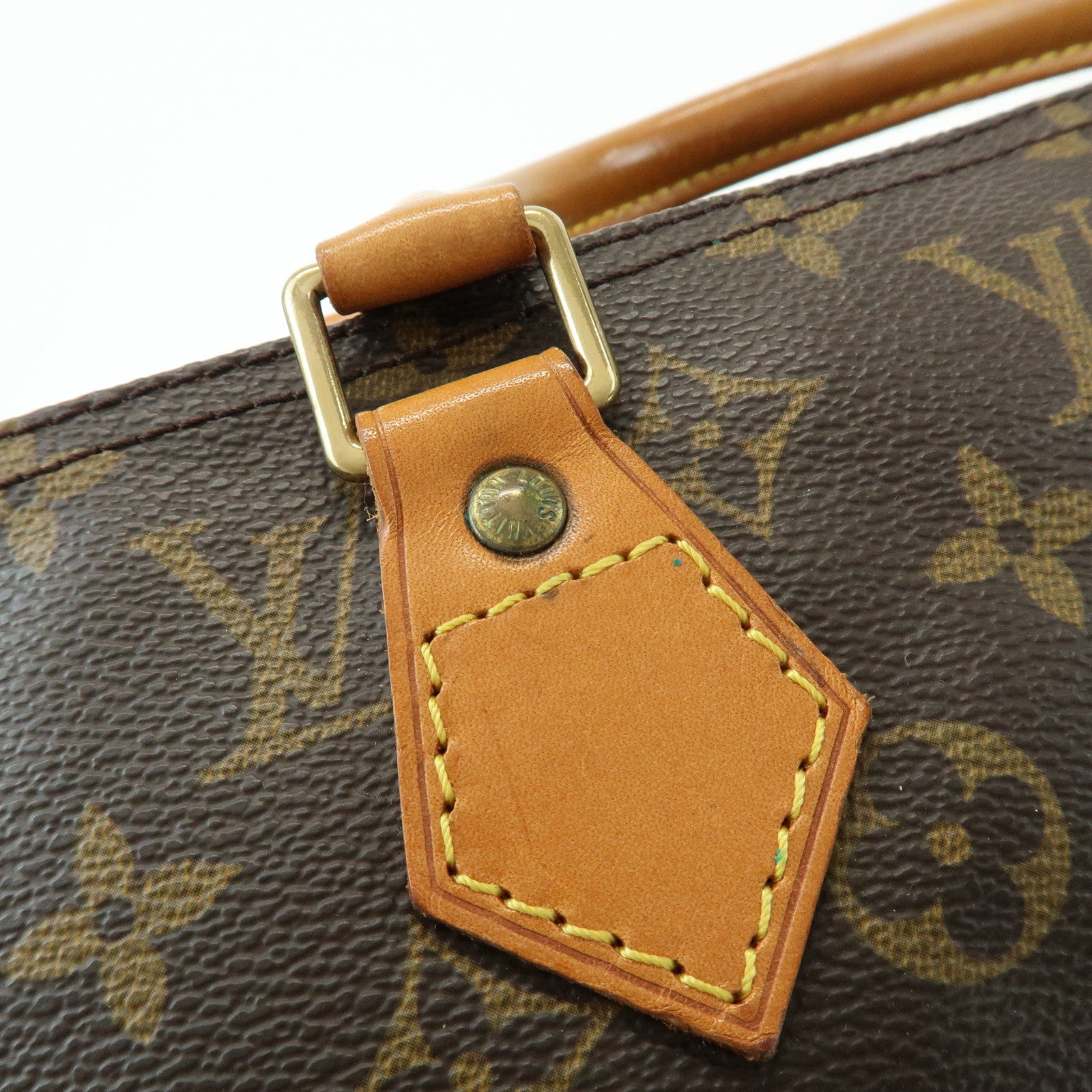 Louis Vuitton Monogram Speedy 40 Hand Bag Boston Bag Brown M41522