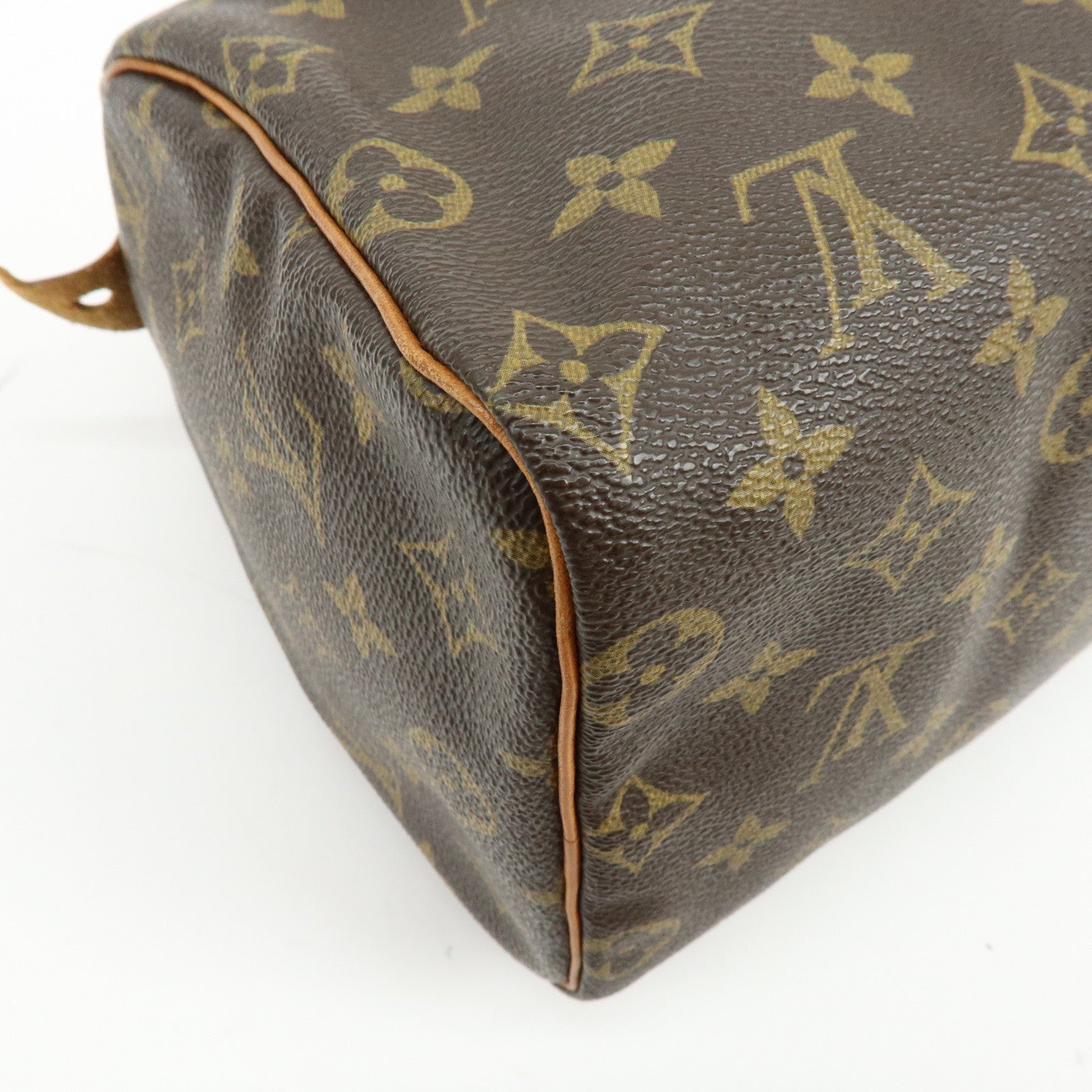 Louis Vuitton Monogram Speedy 25 Boston Bag Hand Bag Brown M41528