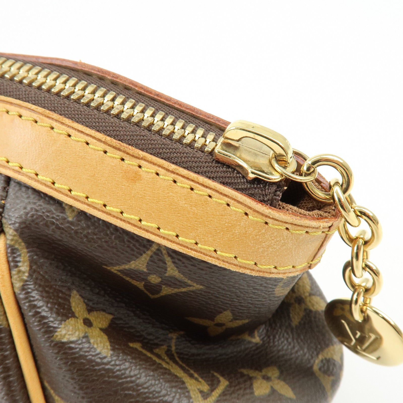 Louis Vuitton Monogram Canvas Tivoli PM Hand Bag Brown M40143