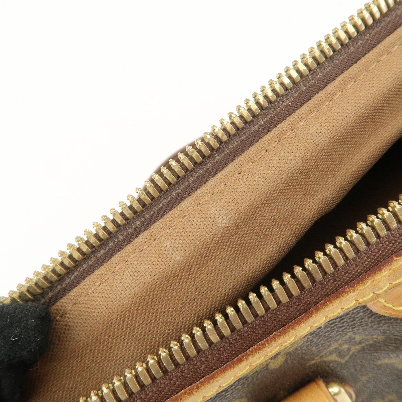 Louis Vuitton Monogram Palermo PM 2Way Hand Bag Brown M40145 Used