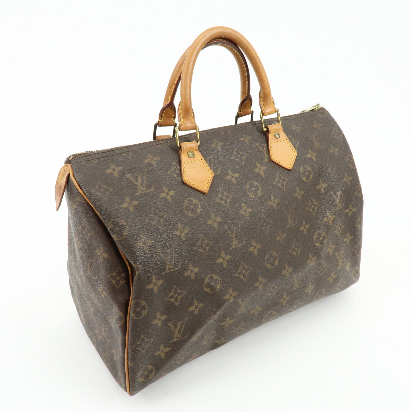 Louis Vuitton Monogram Speedy 30 Boston Bag Hand Bag Brown M41526
