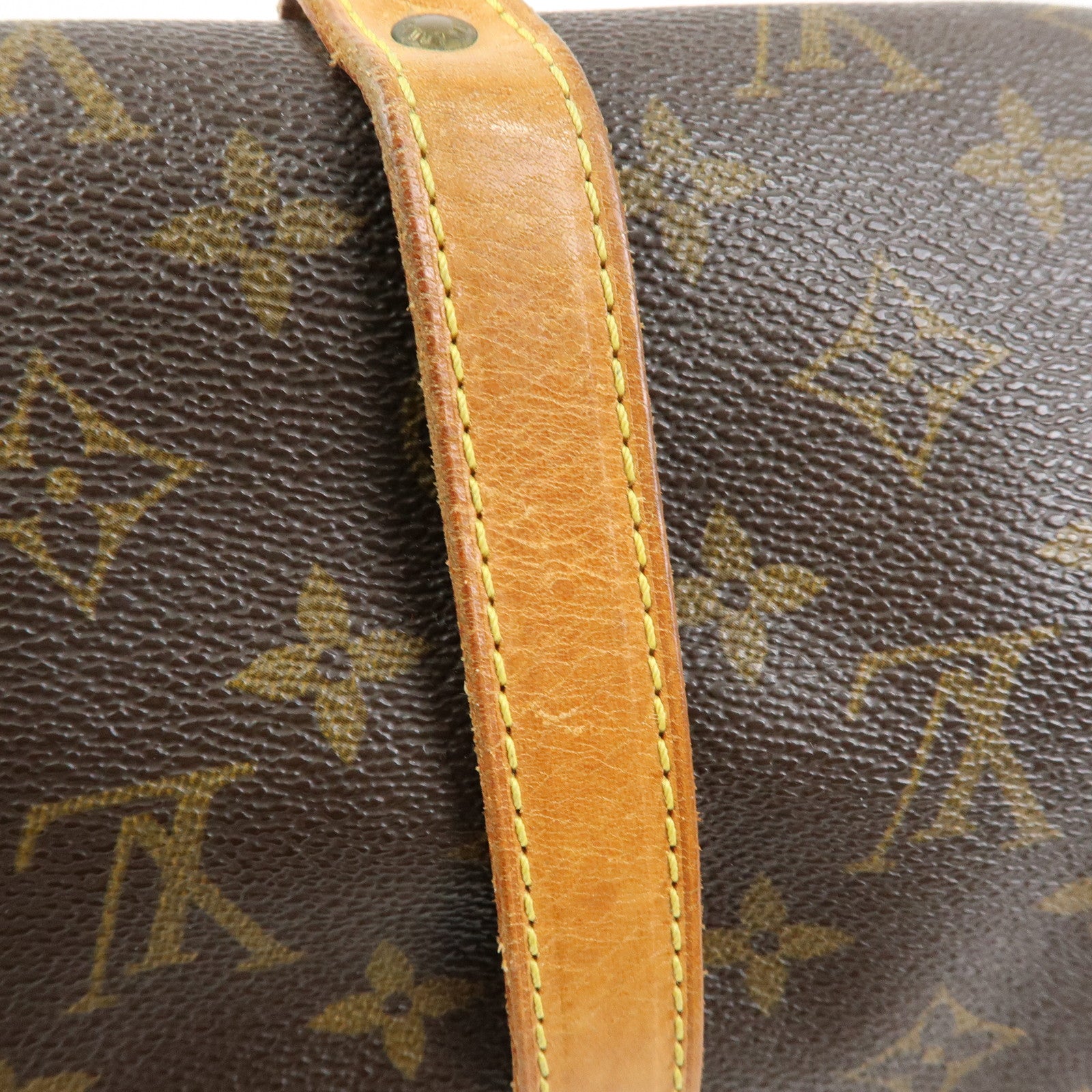Louis Vuitton Monogram Saumur 30 Canvas Shoulder Bag Brown M42256
