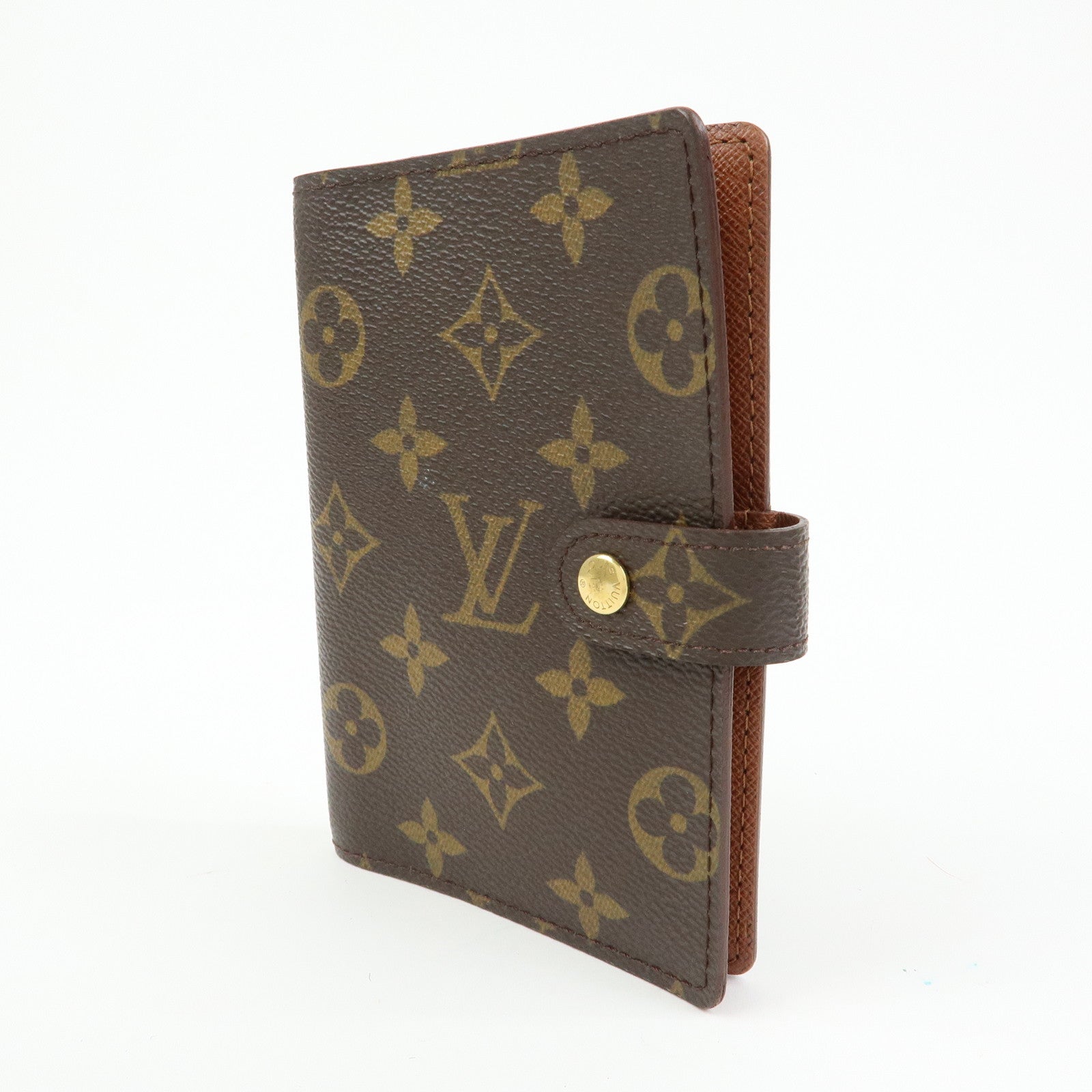 Louis Vuitton Set of 2 Monogram Canvas Leather Planner Cover R20005