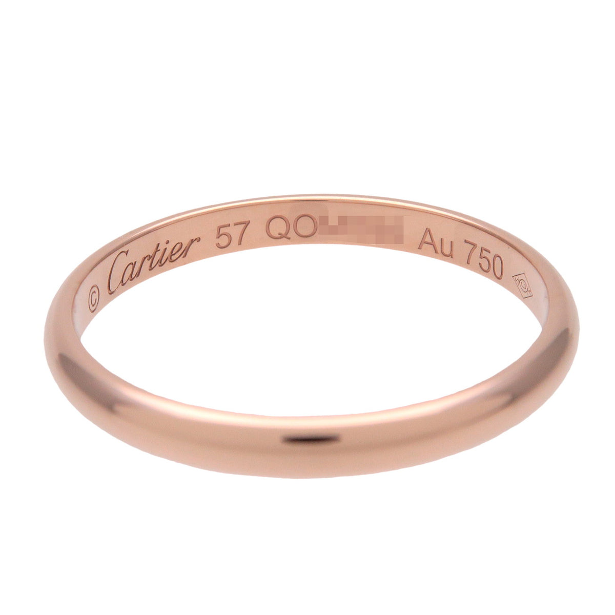 Cartier 1895 Wedding Ring K18 750PG Rose Gold ♯57 US8 EU57