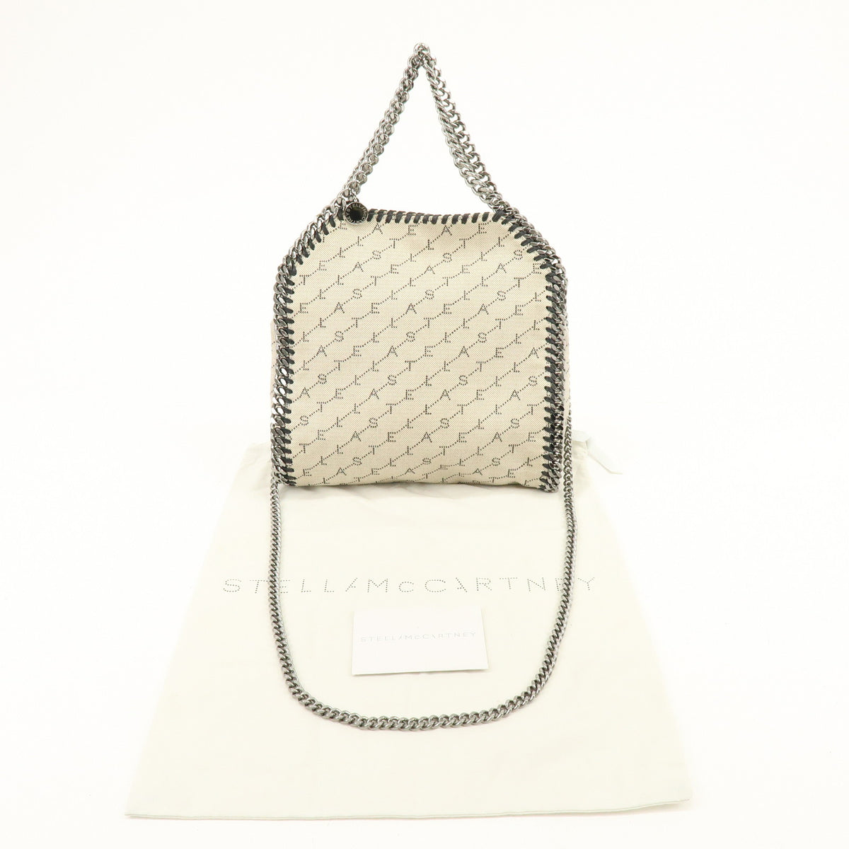 STELLA MCCARTNEY Falabella Faux Leather 2Way Bag Shoulder Bag Beige
