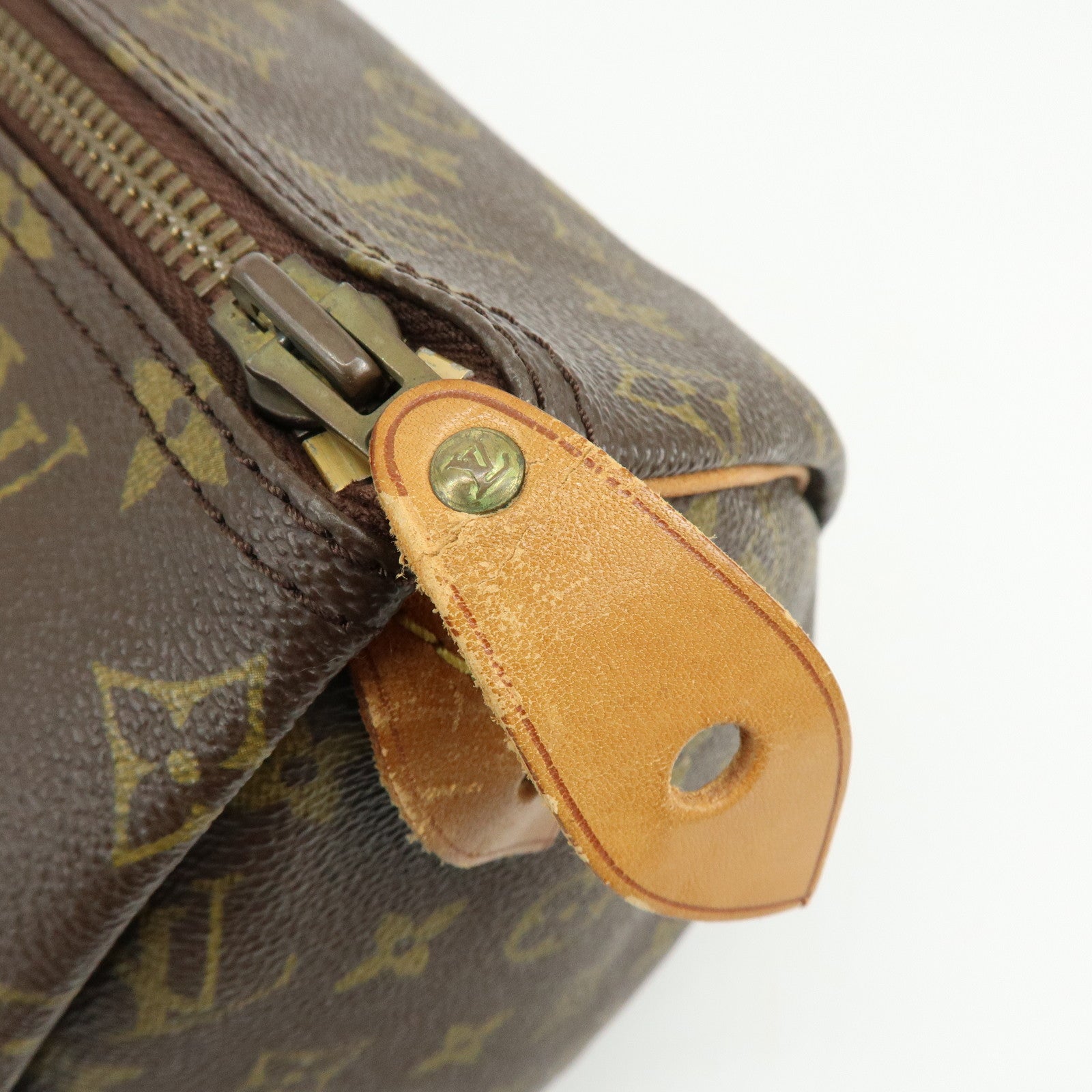Louis Vuitton Monogram Speedy 40 Hand Bag Boston Bag Brown M41522