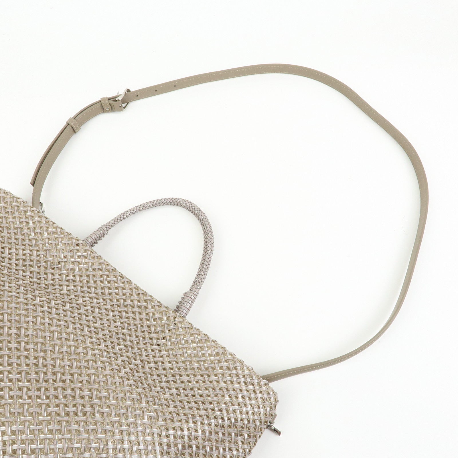 ANTEPRIMA PVC Wire Bag 2Way Bag Hand Bag Shoulder Bag Beige