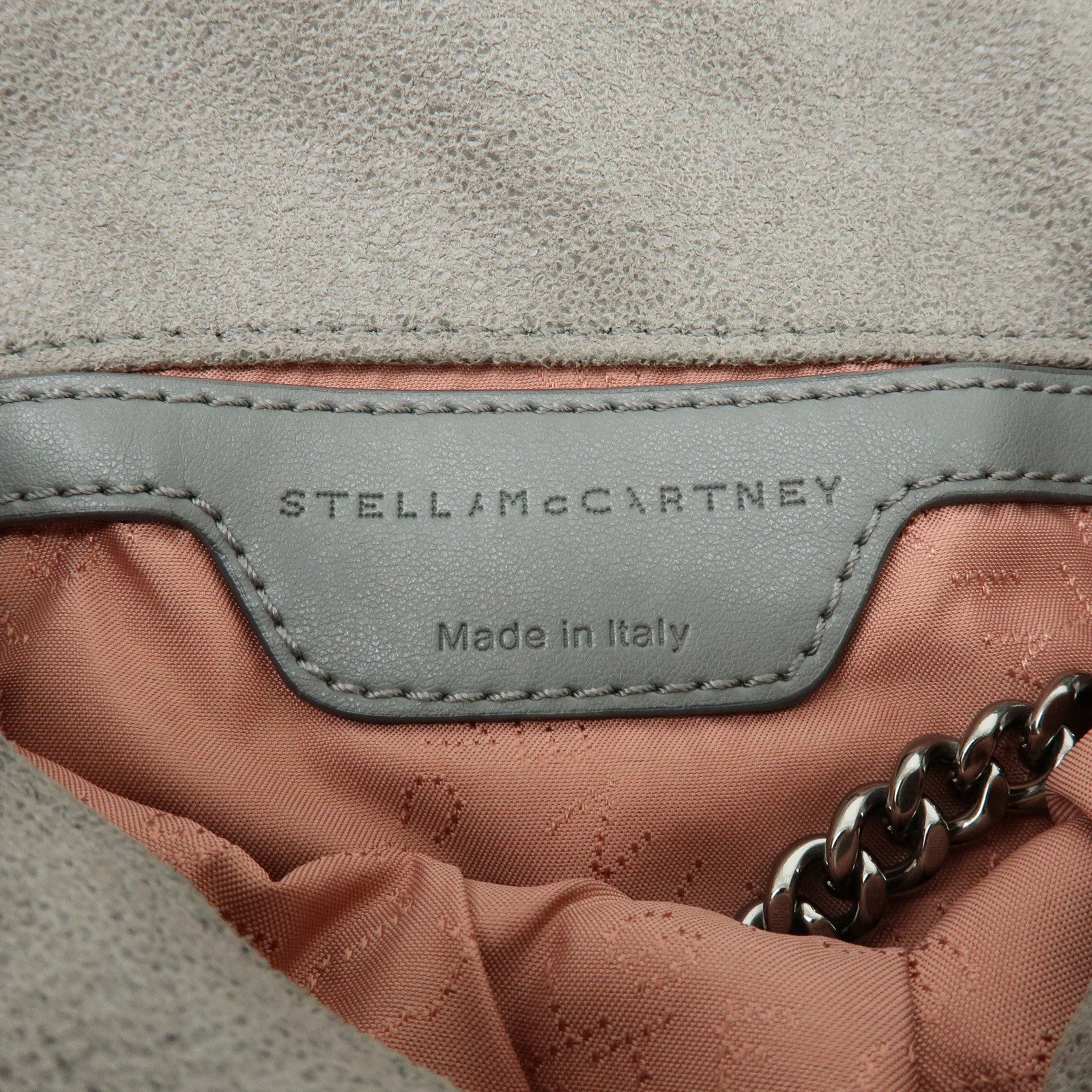 STELLA MCCARTNEY Falabella Faux Leather 2Way Bag Grey 371223