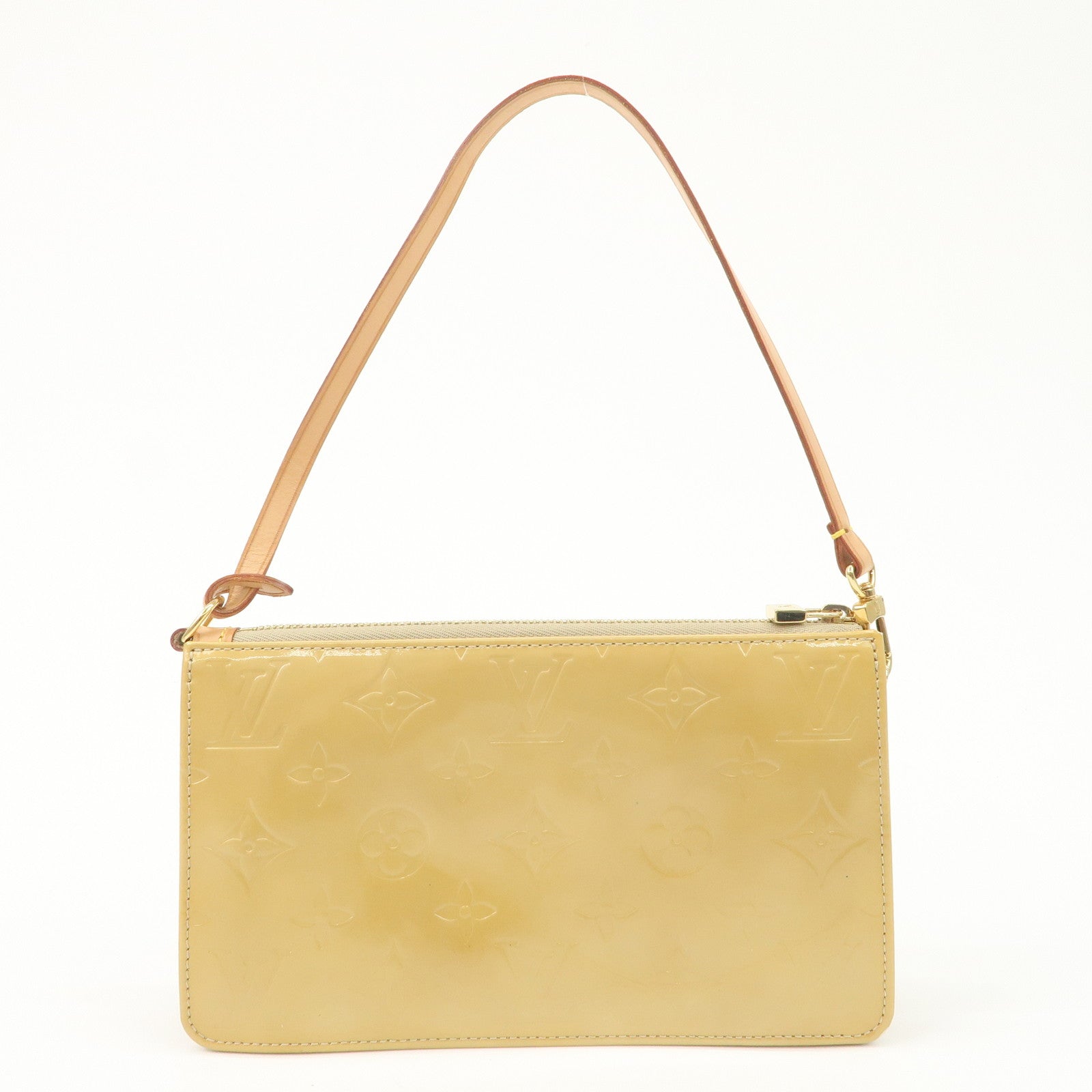 Louis Vuitton Monogram Vernis Lexington Accessoires Pouch Beige M91010 Used