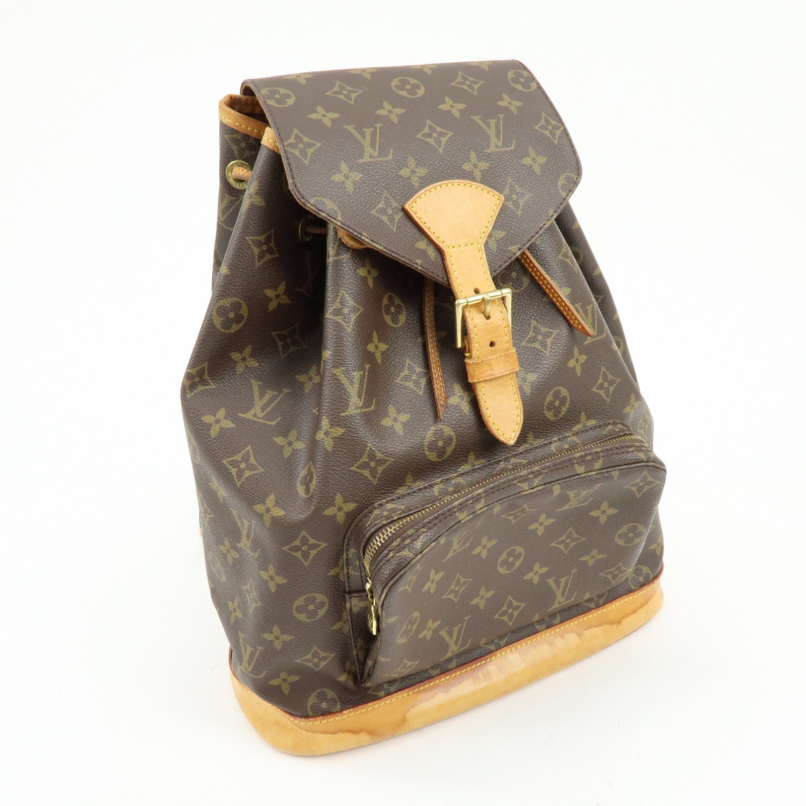 Louis Vuitton Monogram Montsouris GM Backpack Brown M51135