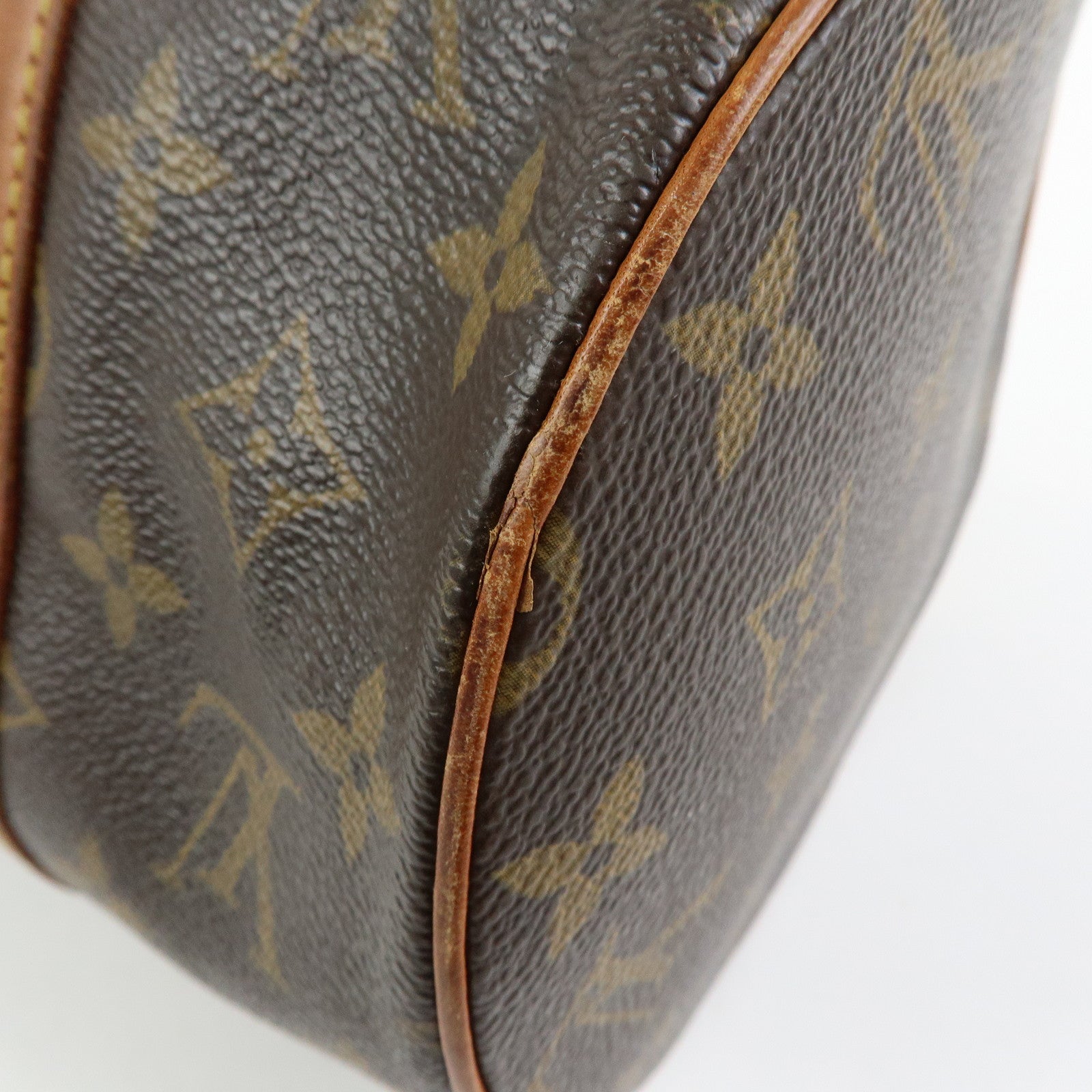 Louis Vuitton Monogram Papillon 30 Hand Bag Brown M51385