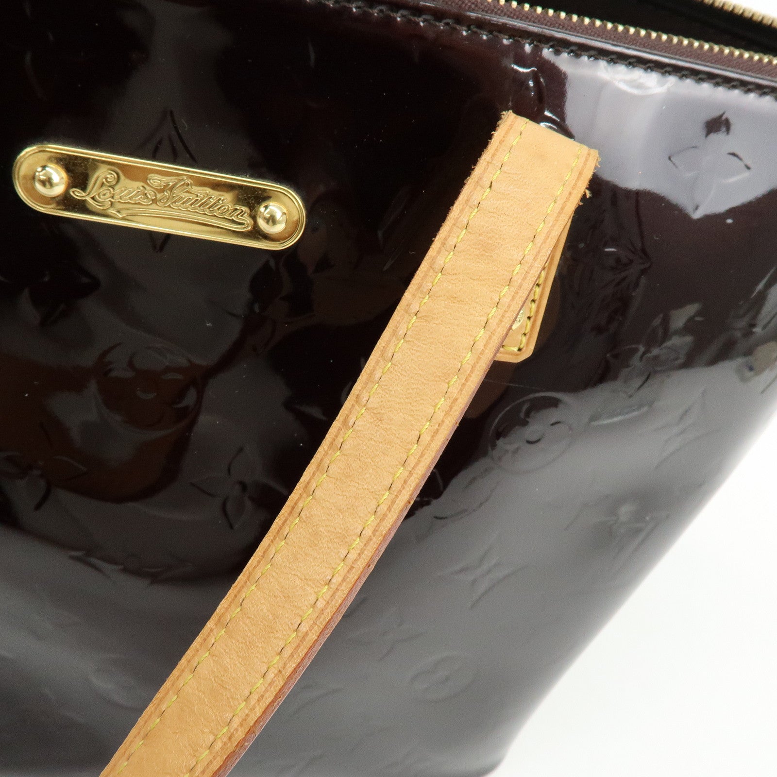 Louis Vuitton Monogram Vernis Bellevue PM Hand Bag Violet M93584