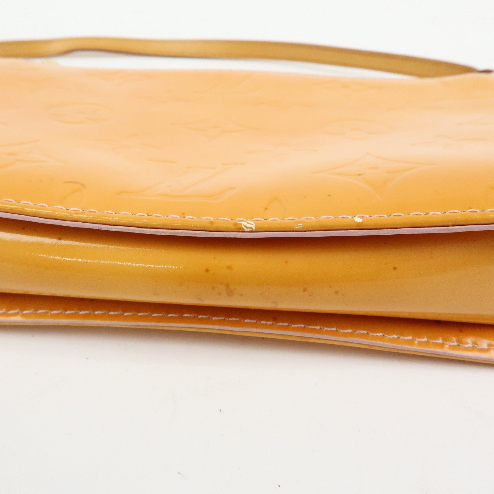 Louis Vuitton Monogram Vernis Lexington Accessoires Pouch Orange M91057