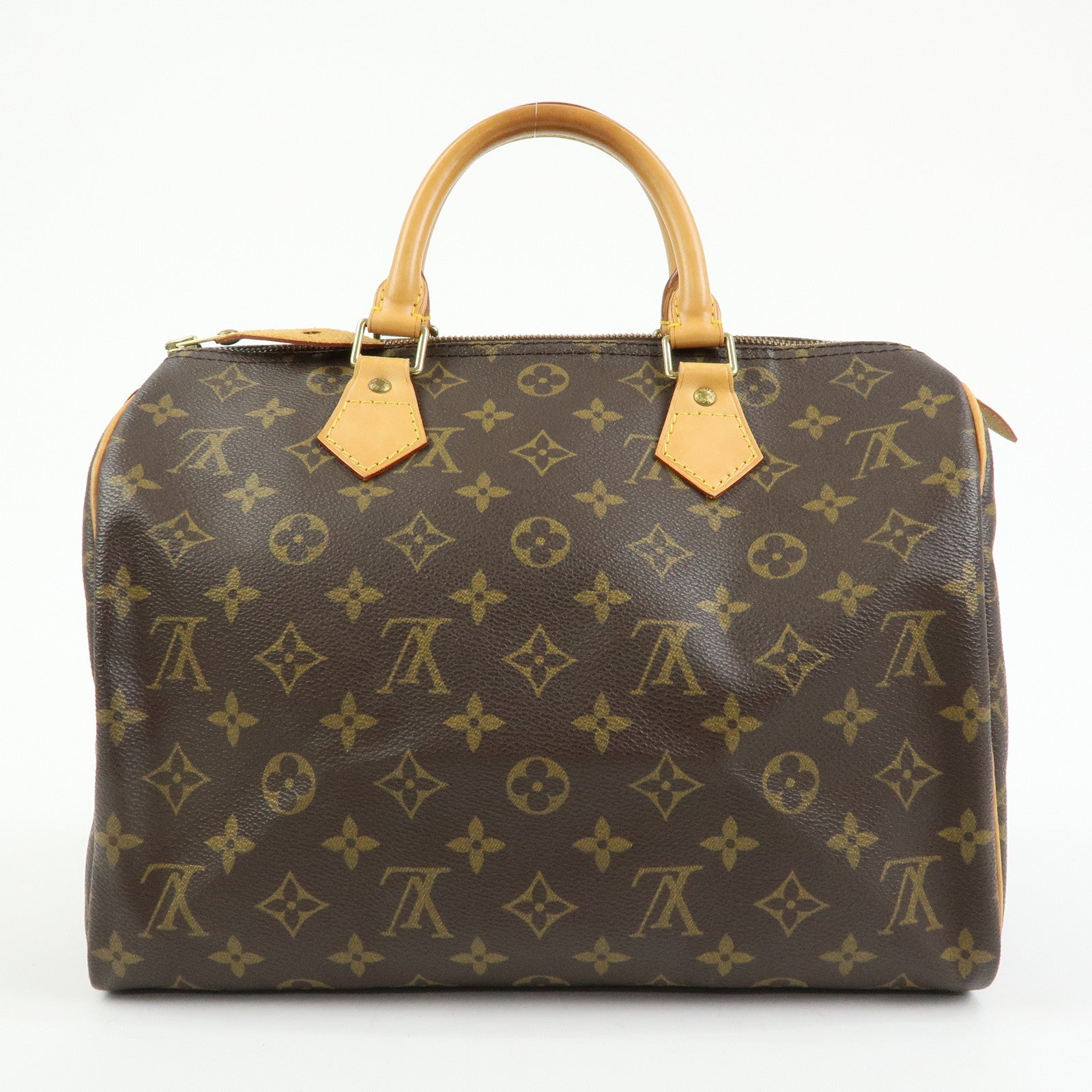Louis Vuitton Monogram Speedy 30 Boston Bag Hand Bag Brown M41526