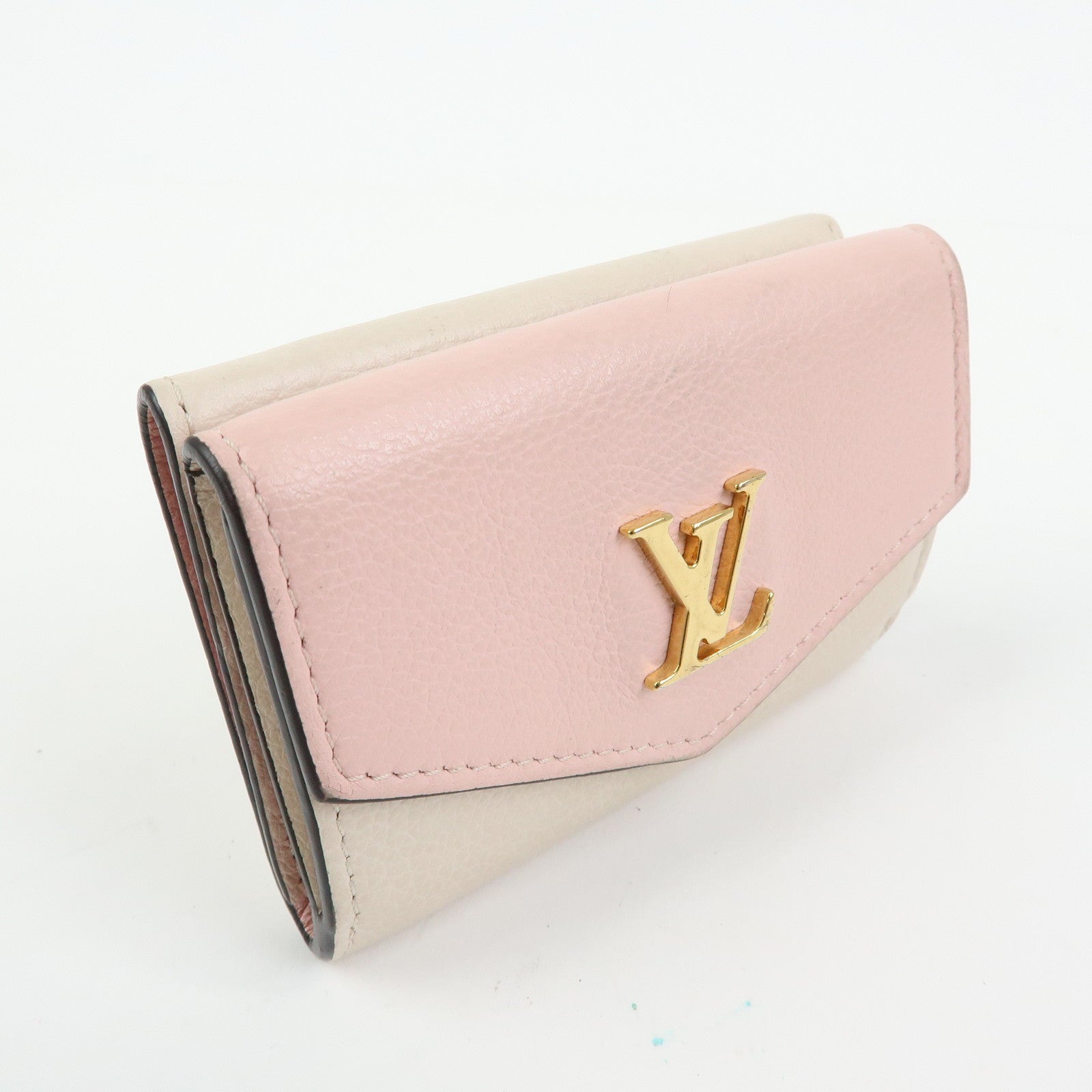 Louis Vuitton Portefeuille Lockmini Taurillon Compact Wallet M80785