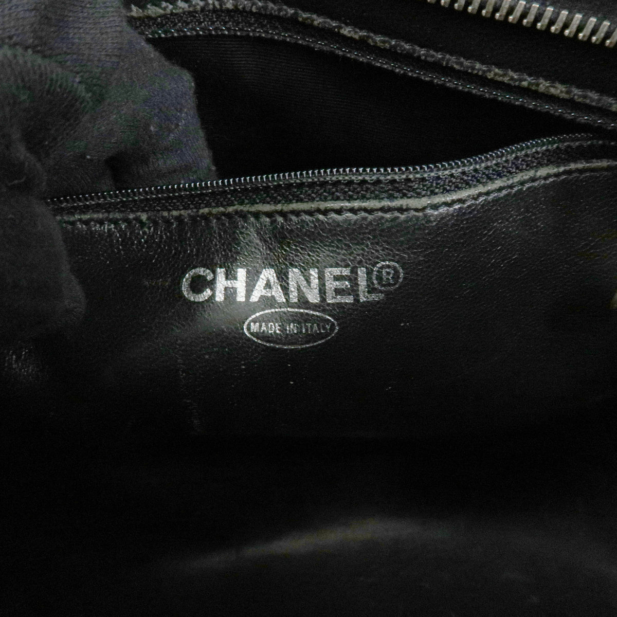 CHANEL Medallion Matelasse COCO Mark Tote Bag Hand Bag Black A01804