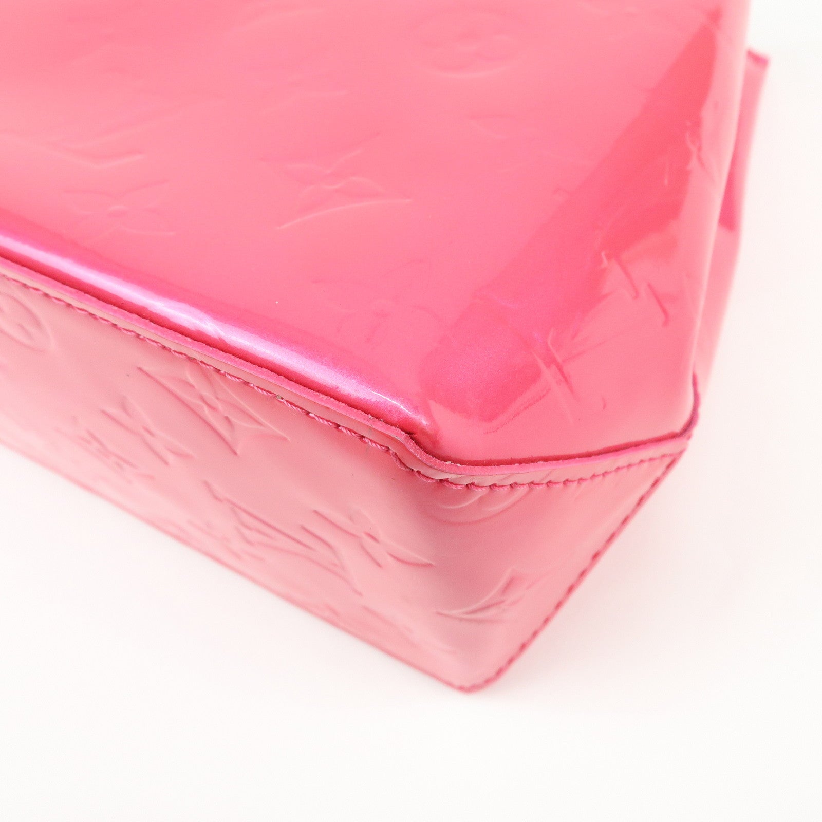 Louis Vuitton Monogram Vernis Lead PM Hand Bag Pink M91221