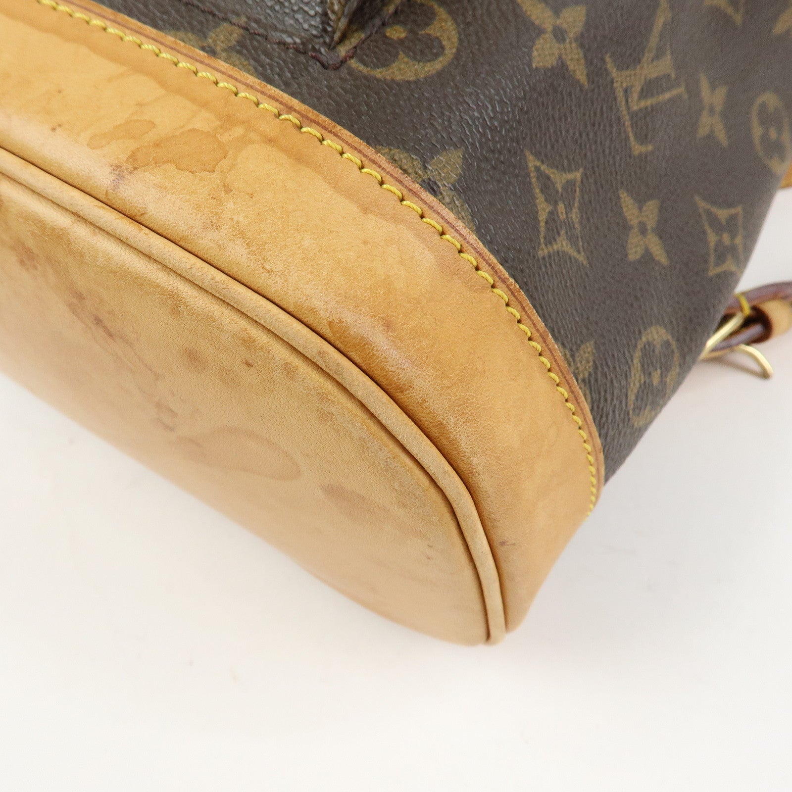 Louis Vuitton Monogram Montsouris MM Backpack Rucksack Brown M51136