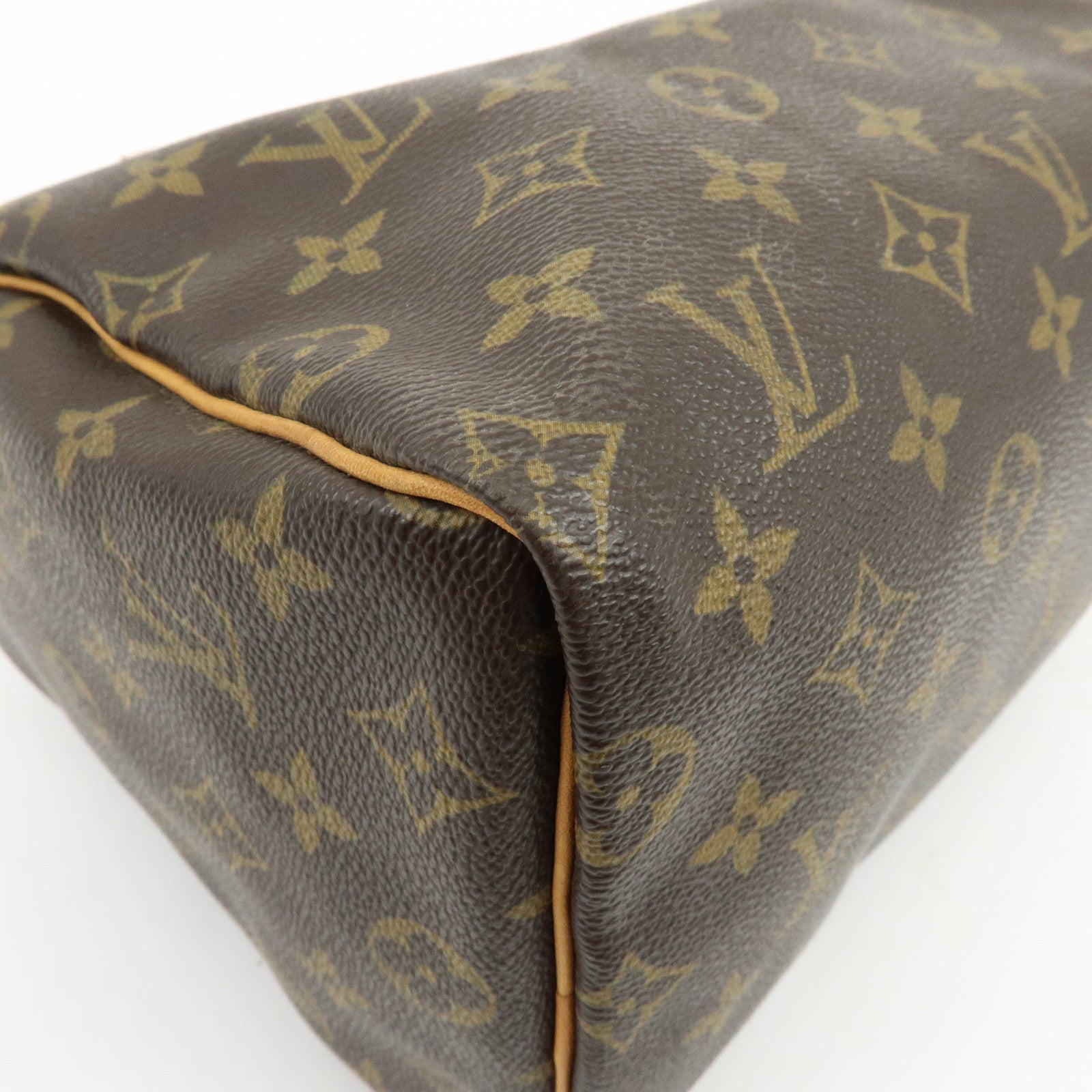 Louis Vuitton Monogram Speedy 25 Boston Bag Hand Bag Brown M41528