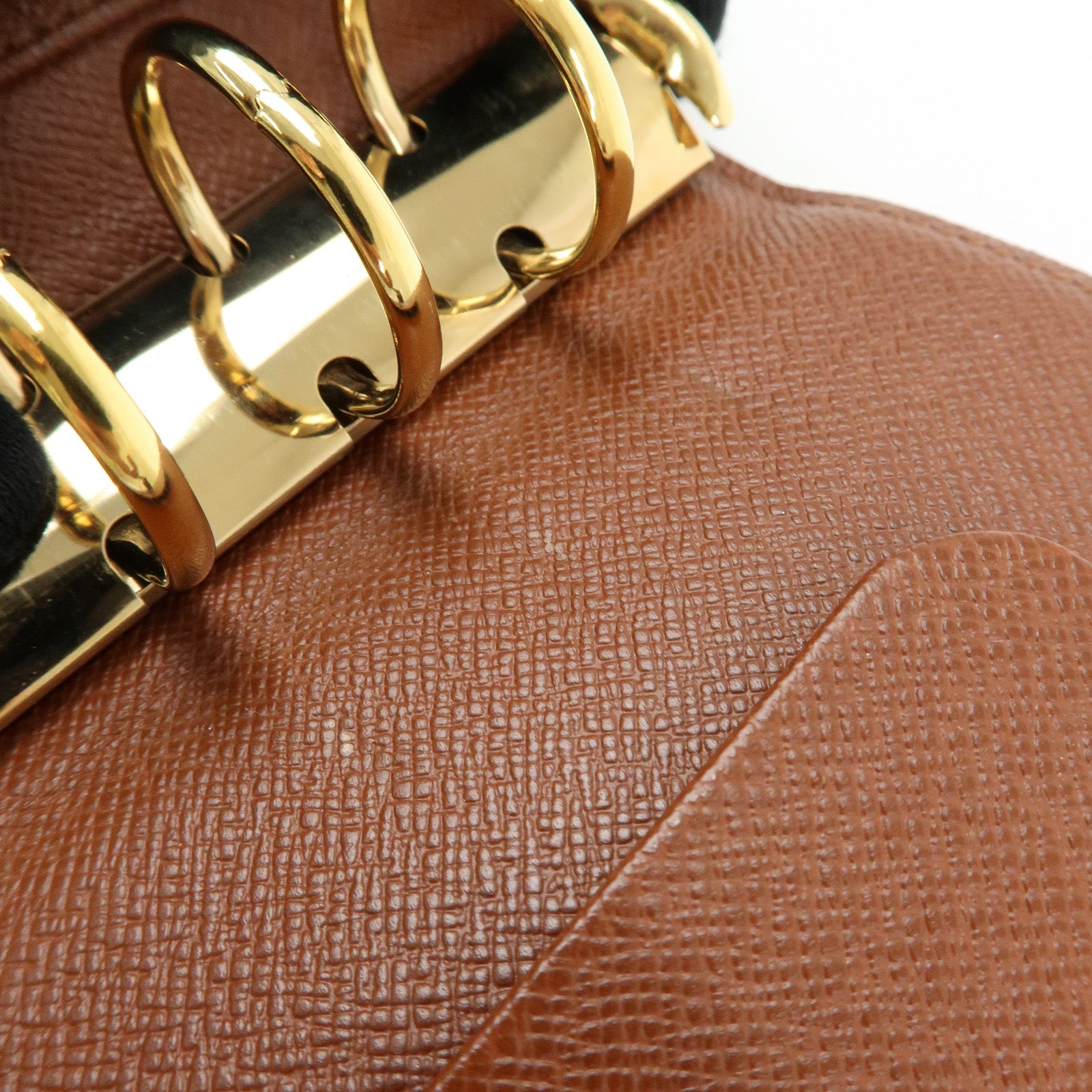 Louis Vuitton Monogram Agenda MM Planner Cover Brown R20105
