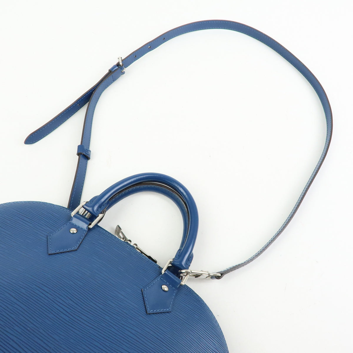 Louis Vuitton Epi Alma PM Leather Hand Bag Toledo Blue M52145