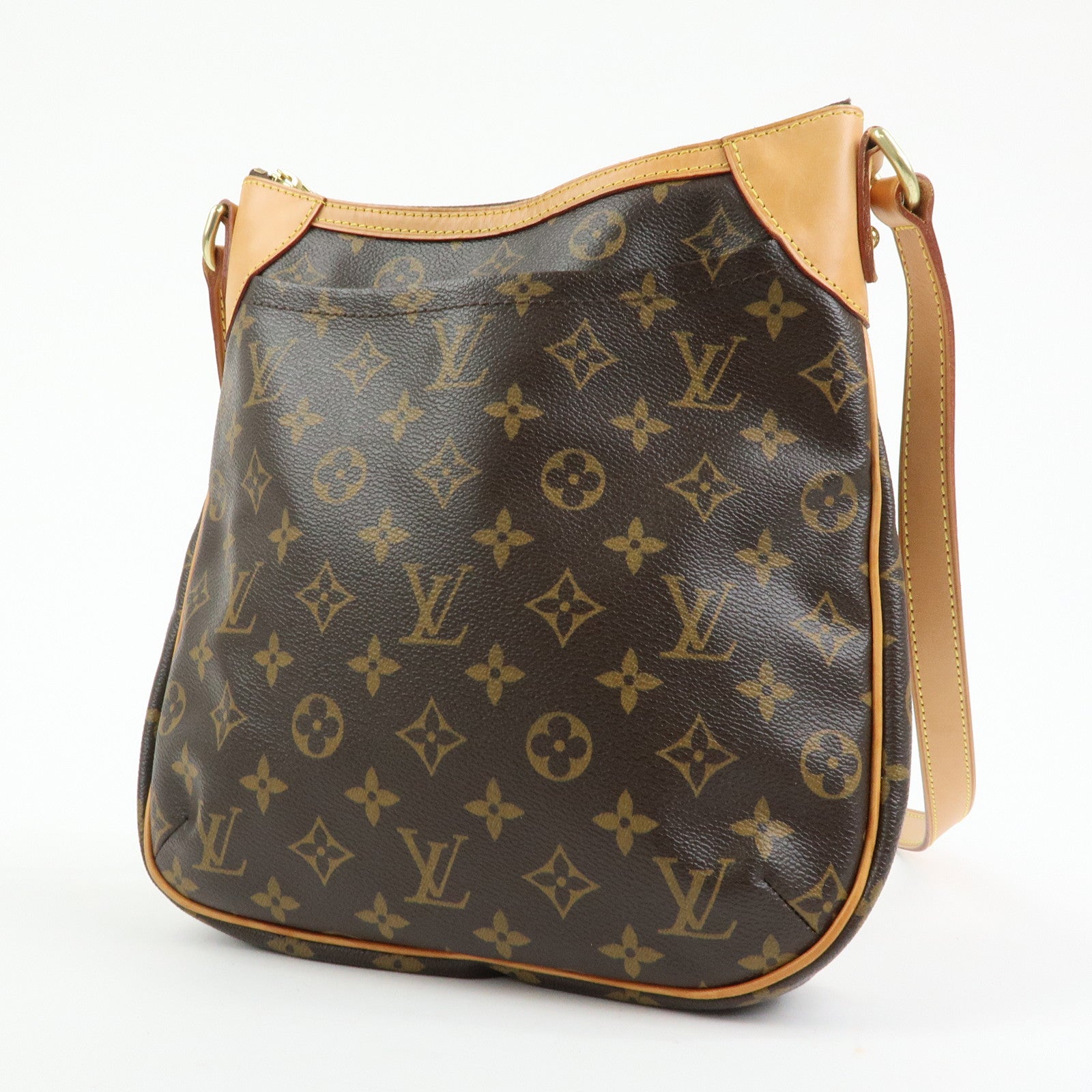 Louis Vuitton Monogram Odeon PM Shoulder Bag Brown M56390