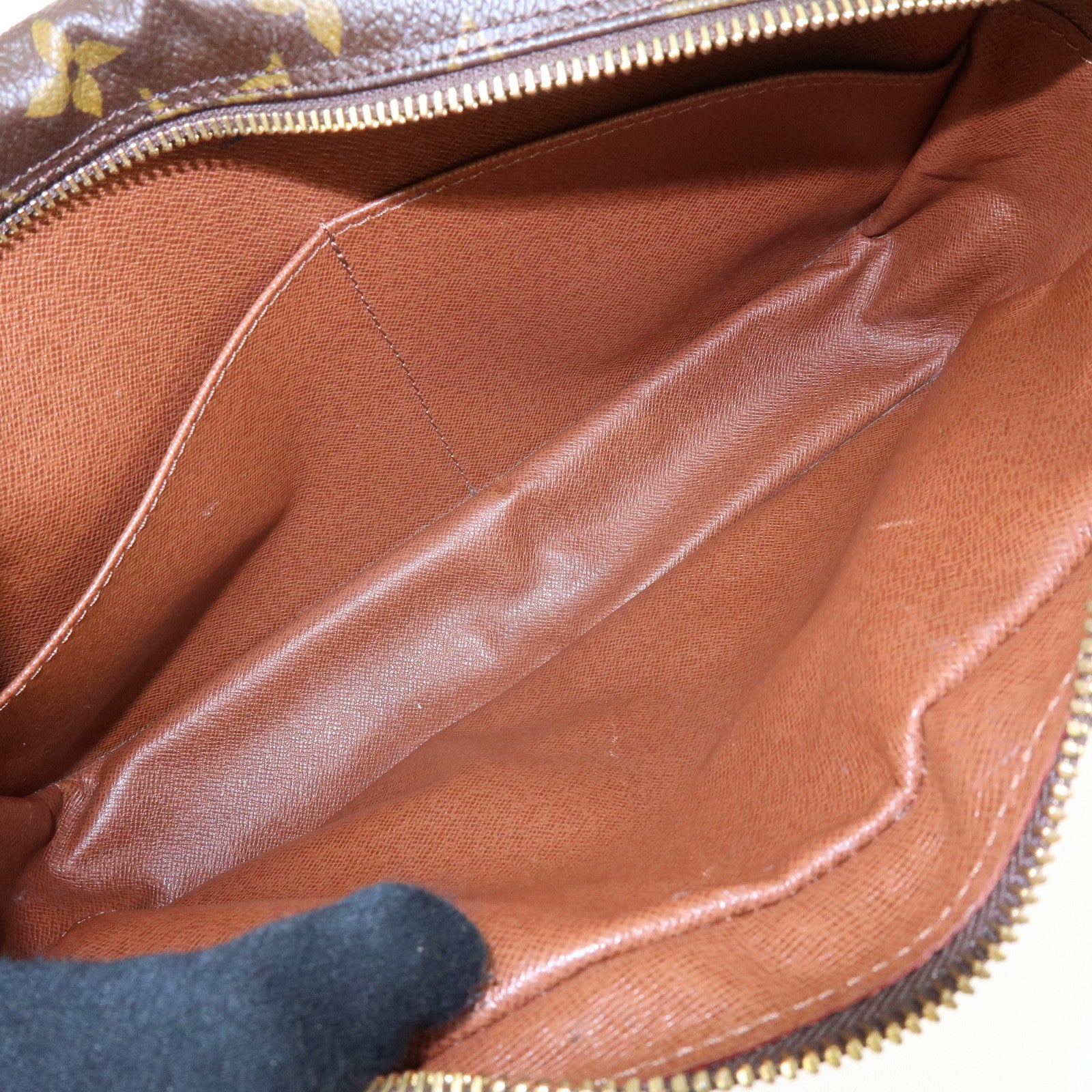 Louis Vuitton Monogram Compiegne 28 Pouch Clutch Bag Brown M51845