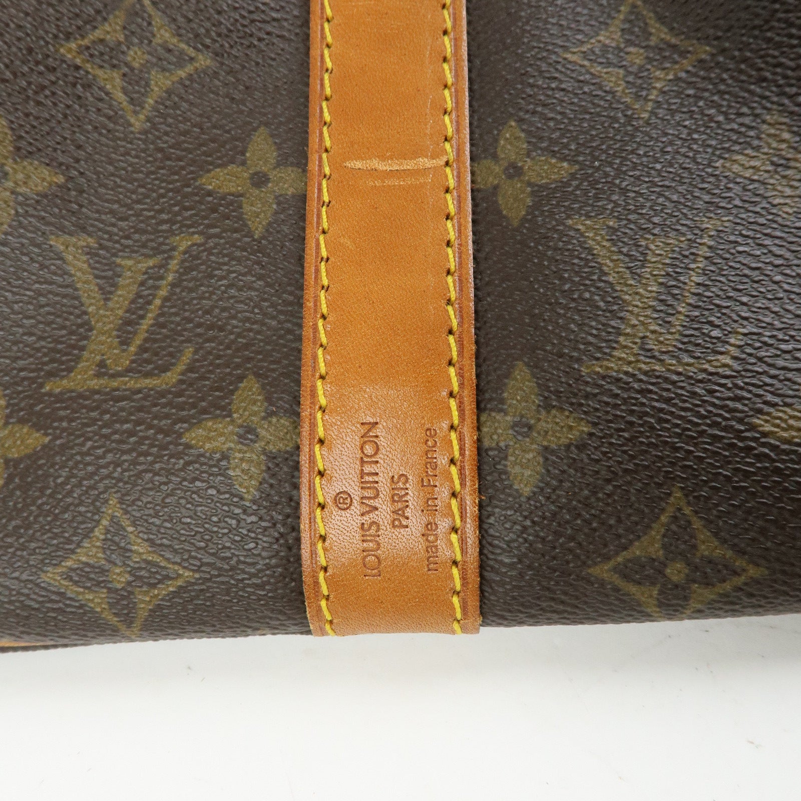 Louis Vuitton Monogram Keep All Bandouliere 45 Boston Bag M41418
