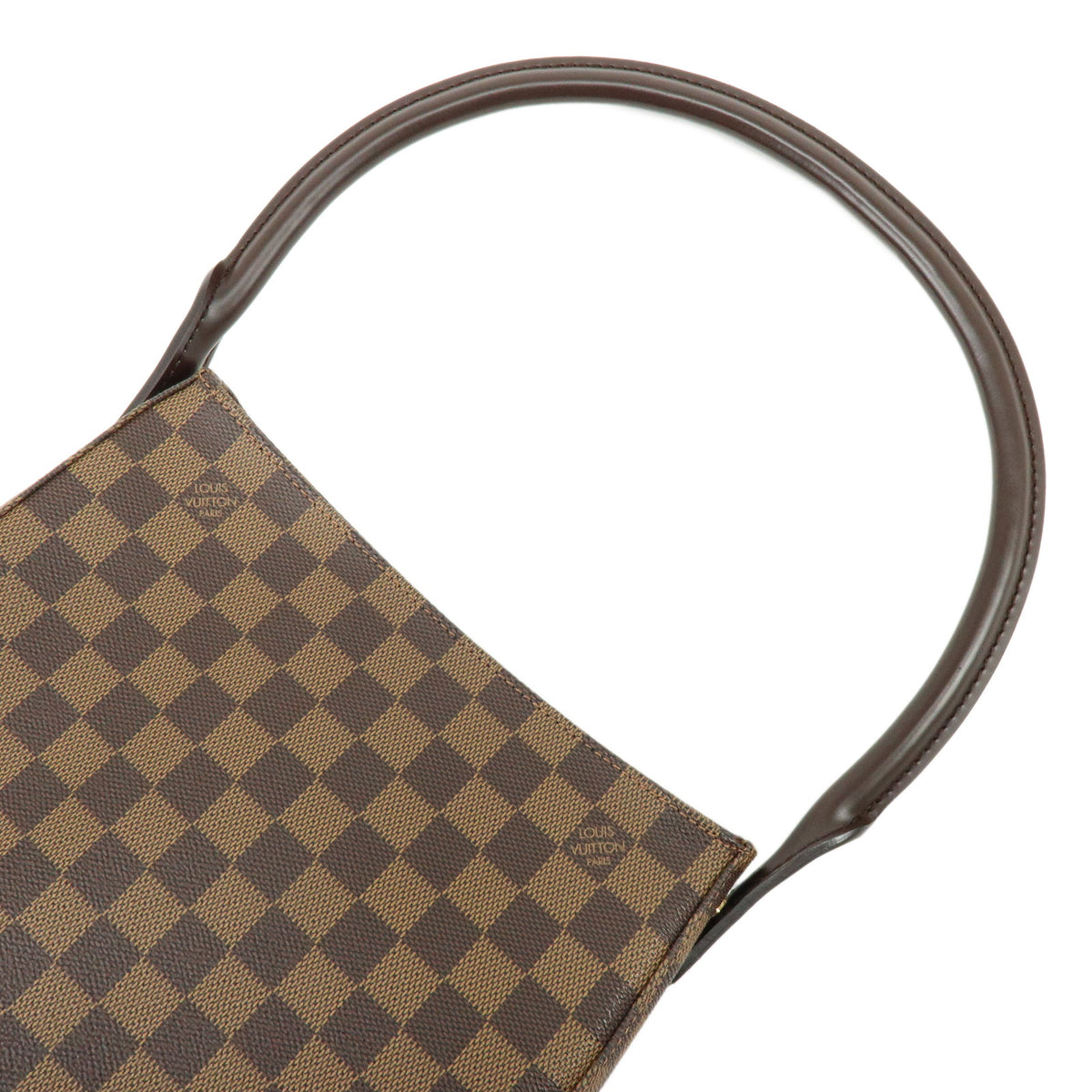 Louis Vuitton Damier Ebene SPO Looping MM Shoulder Bag Brown N51157