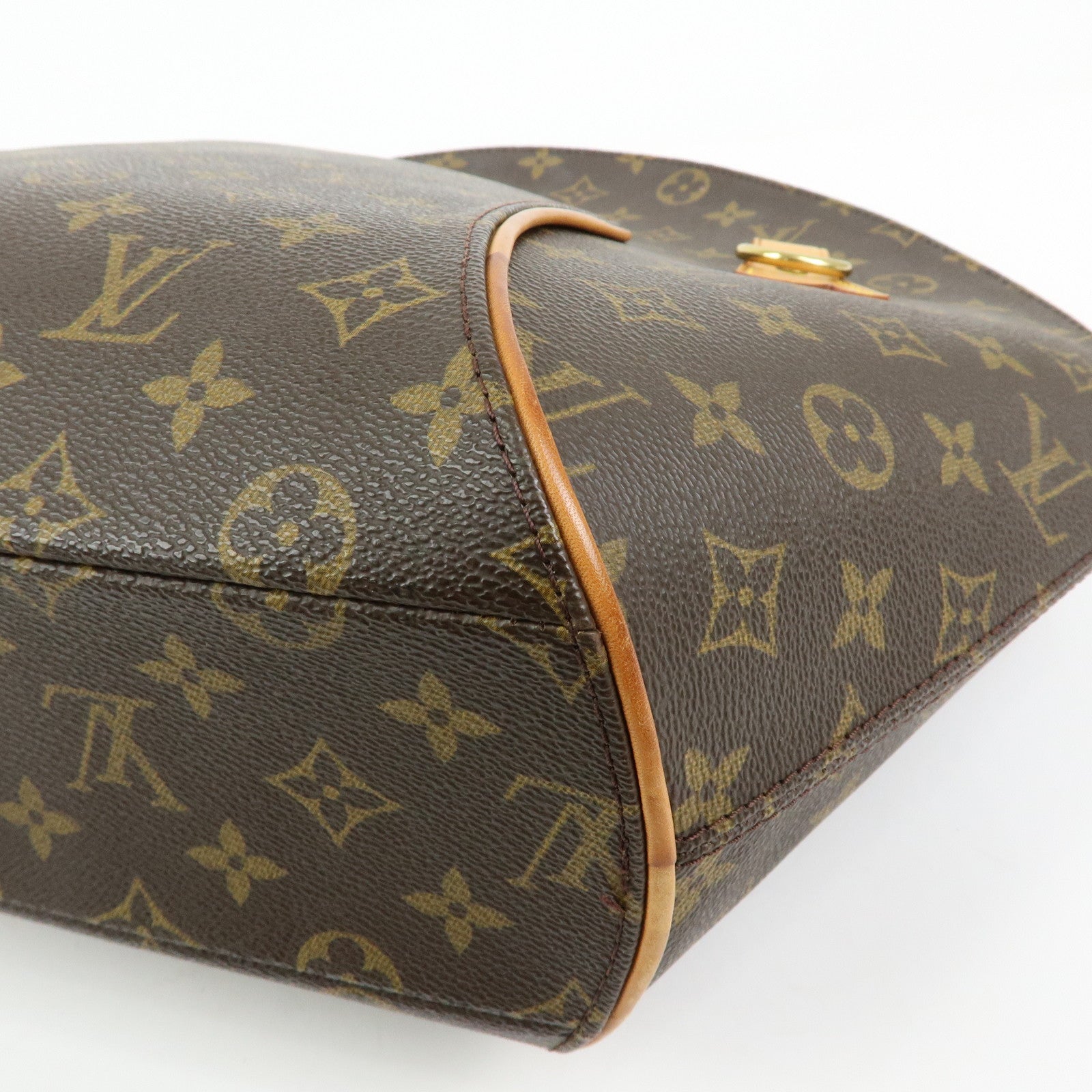 Louis Vuitton Monogram Ellipse Shopping Shoulder Bag Brown M51128
