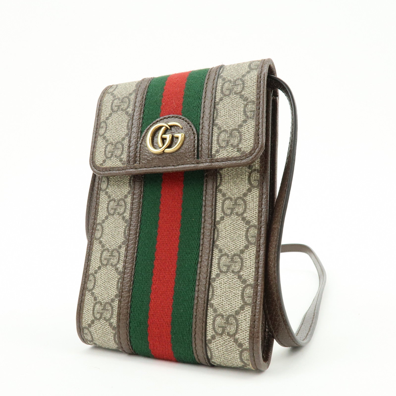 GUCCI Ophidia Sherry Double G GG Supreme Mini Shoulder Bag 625757