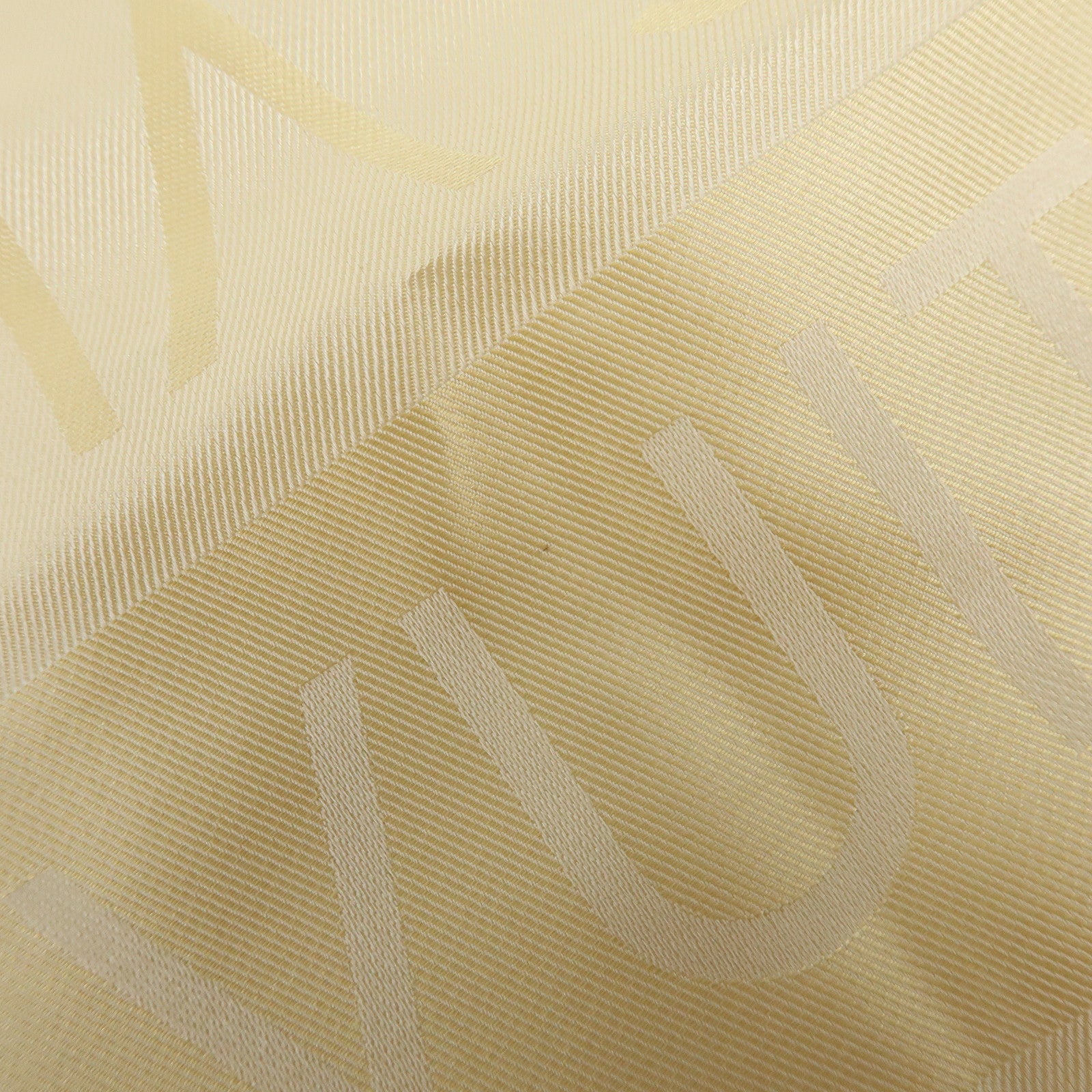 Louis Vuitton Logo Silk 100% Scarf Stole Light Beige