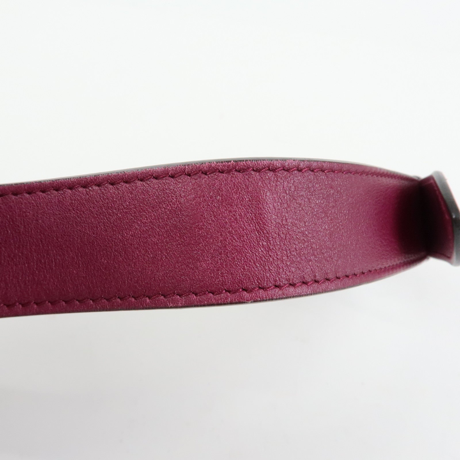 GUCCI GG Marmont Double G Velvet Leather Waist Pouch Body Bag 476434