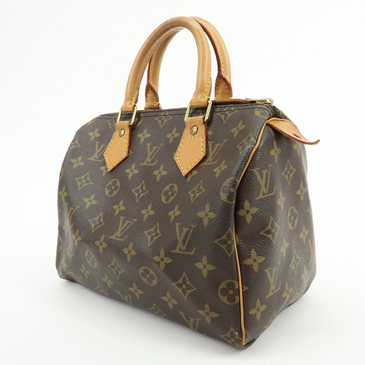 Louis Vuitton Monogram Speedy 25 Boston Bag Hand Bag Brown M41528