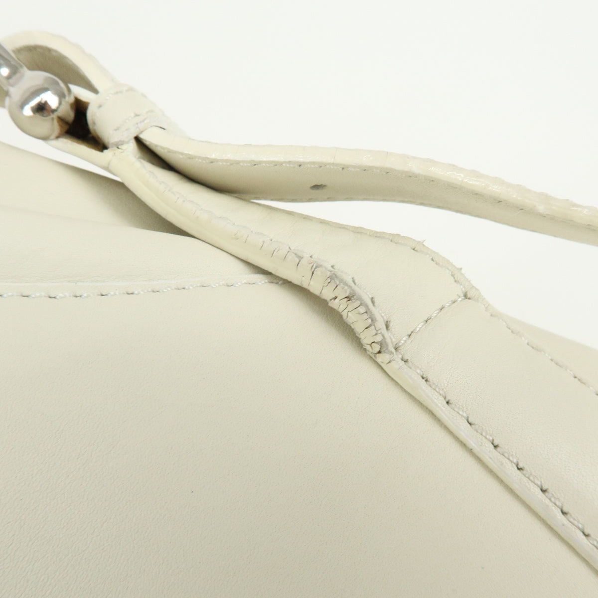 LOEWE Anton Leather Backpack Rucksack Ivory