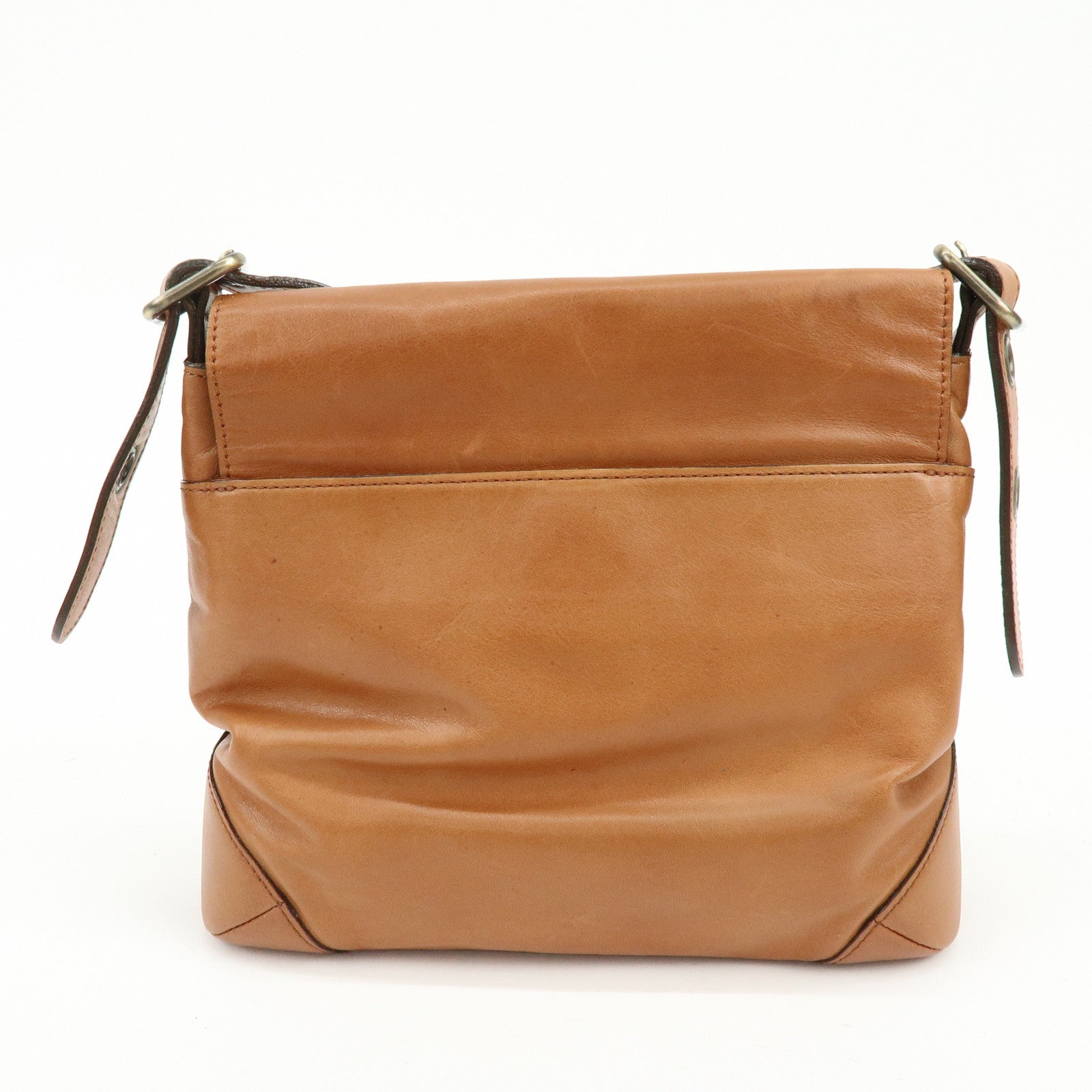 Chloe Eloise Leather Shoulder Bag Crossbody Bag Brown