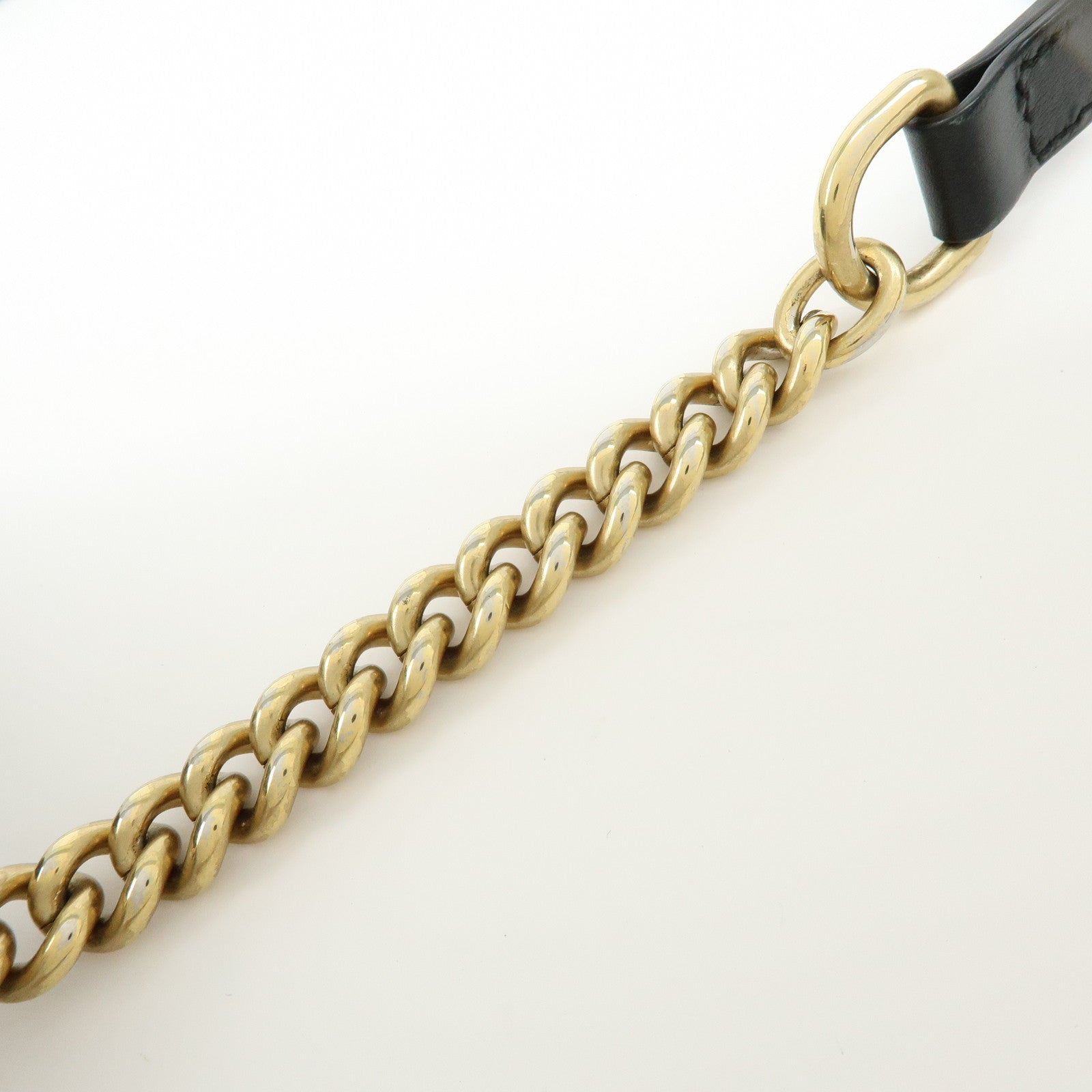 GUCCI GG Marmont Leather Shoulder Bag Crossbody Bag Black 447632
