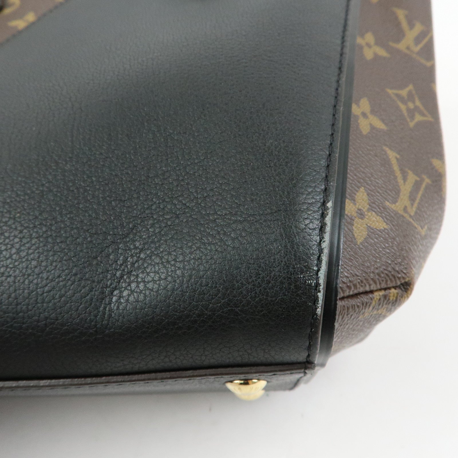 Louis Vuitton Monogram Kimono PM Hand Bag Tote Bag Noir M41855