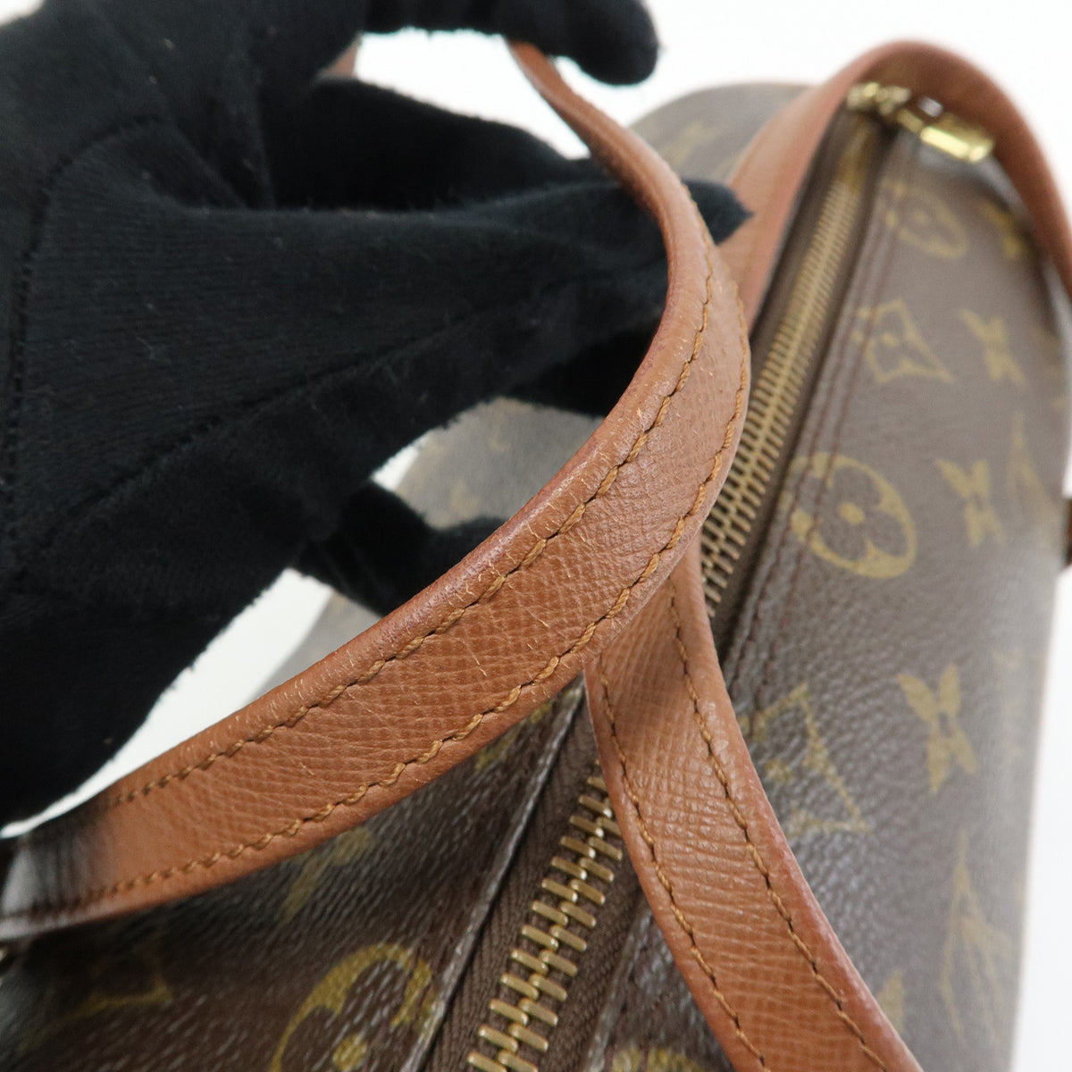 Louis Vuitton Monogram Papillon 26 Hand Bag Brown M51366
