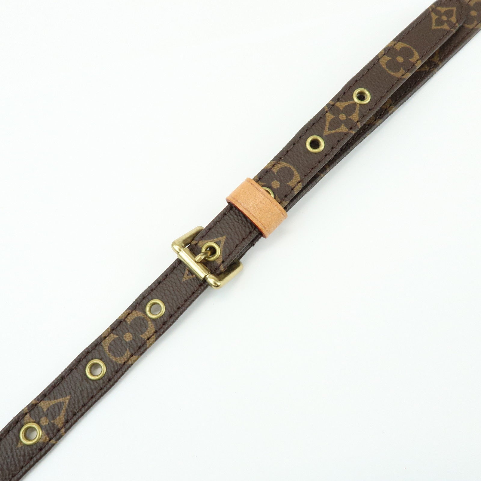 Louis Vuitton Monogram Adjustable Shoulder Strap Brown 120cm J52315
