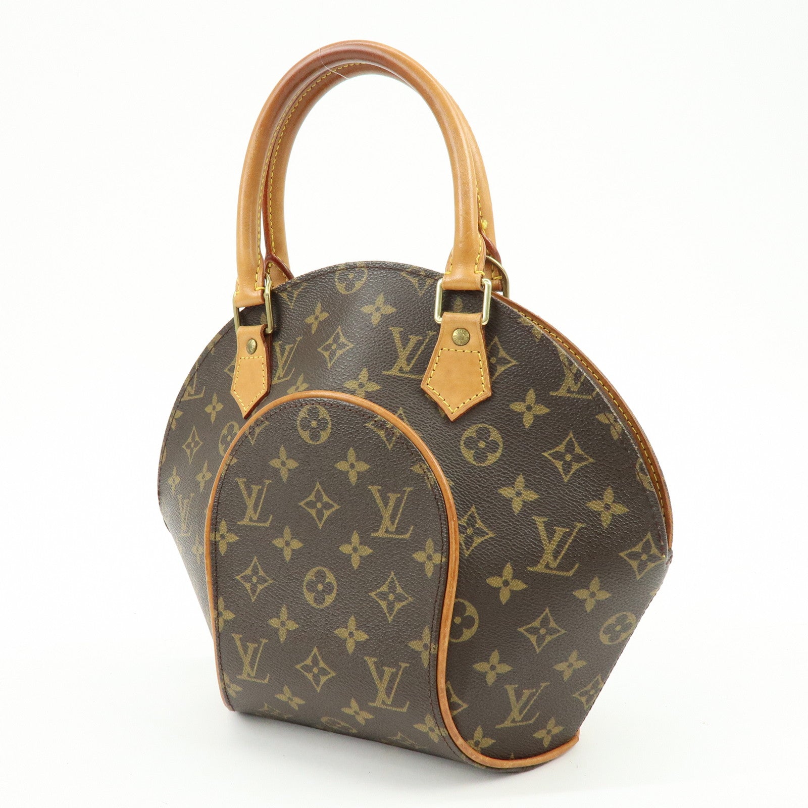 Louis Vuitton Monogram Canvas Ellipse PM Hand Bag Brown M51127