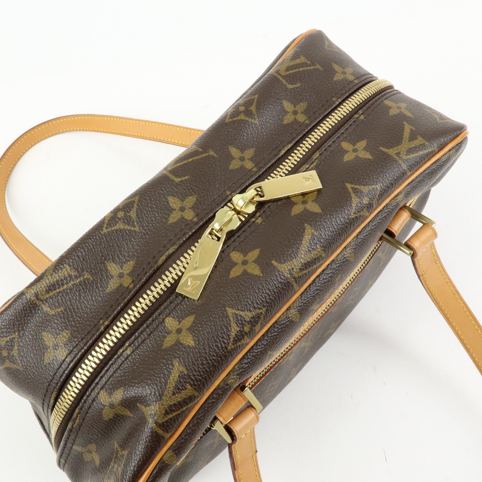 Louis Vuitton Monogram Cite MM Shoulder Bag Hand Bag Brown M51182