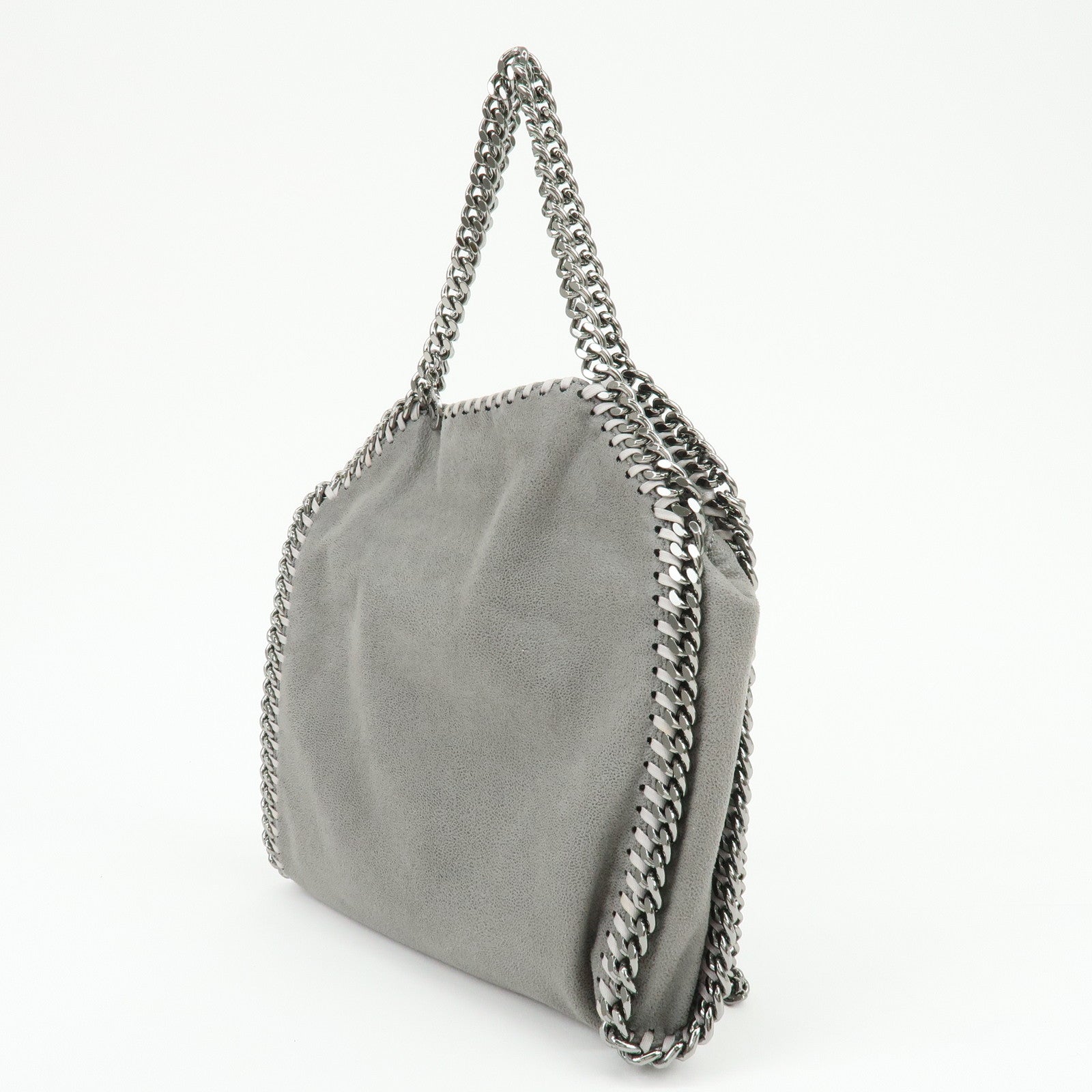 STELLA MCCARTNEY Falabella Faux Leather 2Way Bag Grey 371223