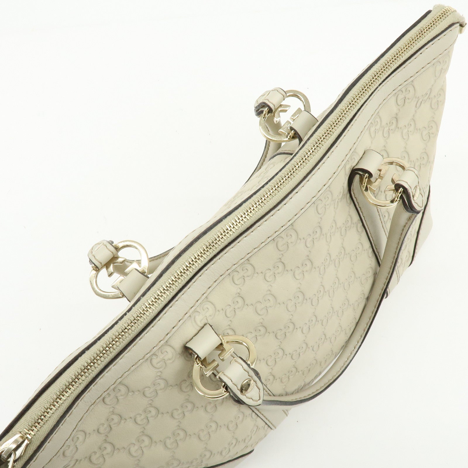 GUCCI Interlocking G Lovely Heart Guccissima Leather Tote Bag 257069