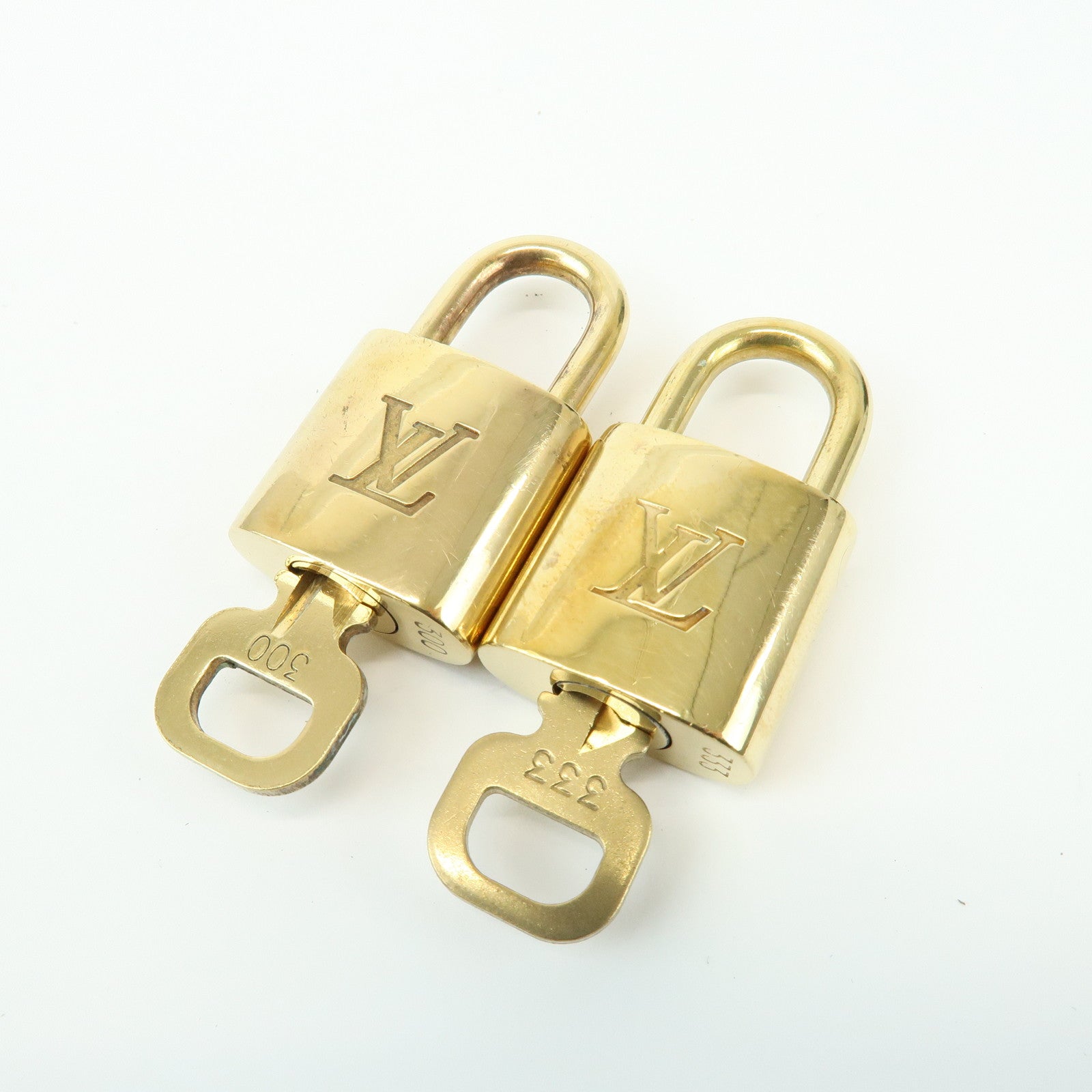 Louis Vuitton Set of 10 Lock & Key Cadena Key Lock