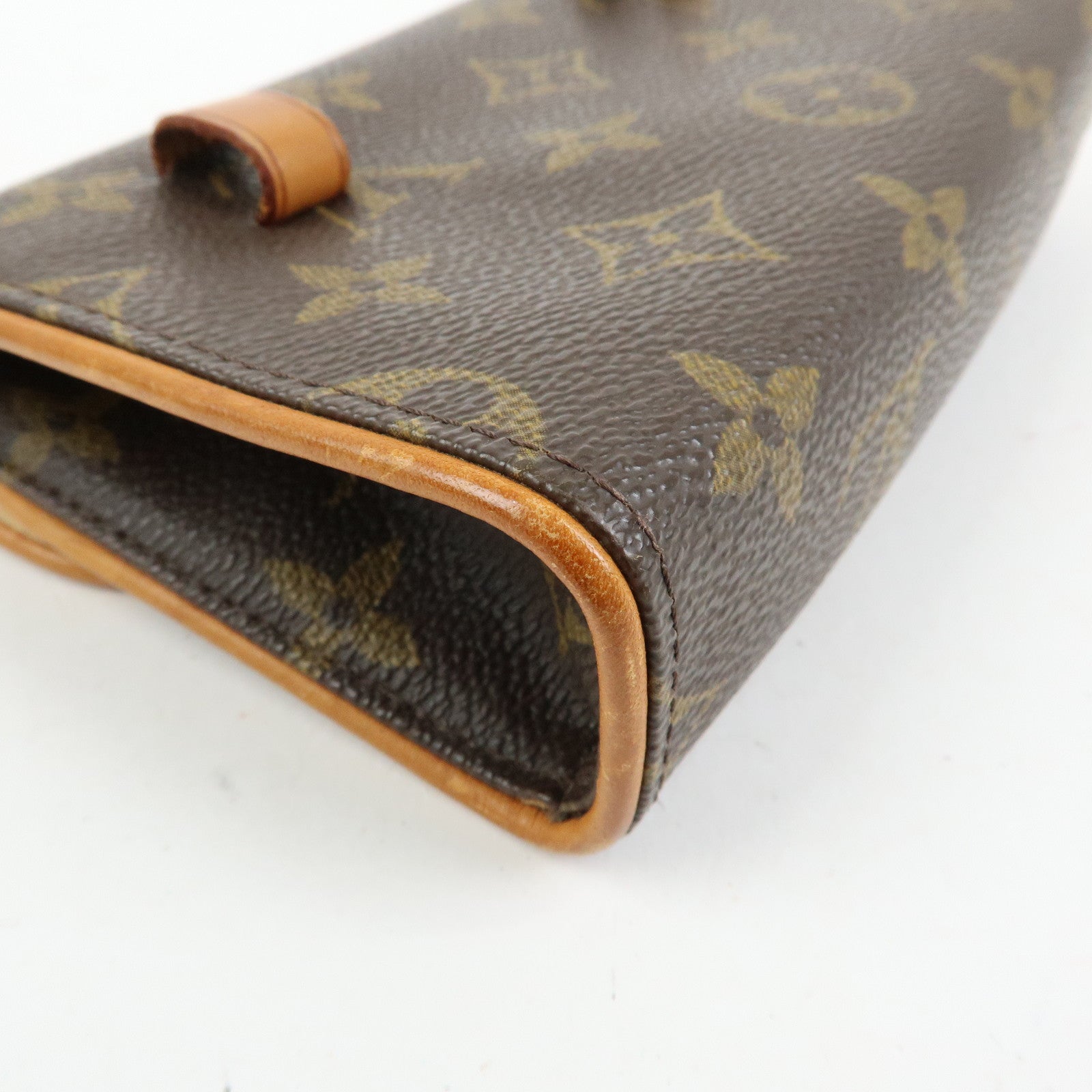 Louis Vuitton Monogram Pochette Florentine Waist Bag Belt XS M51855